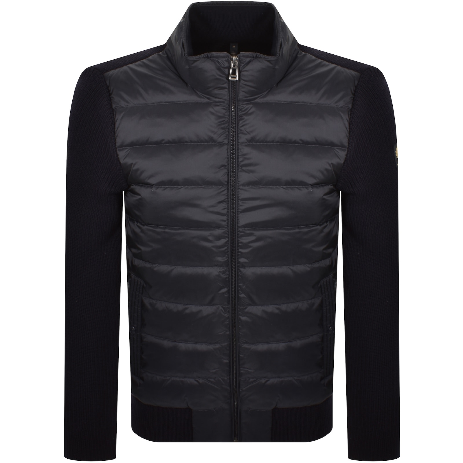 Belstaff Circuiteer Cardigan Navy In Black