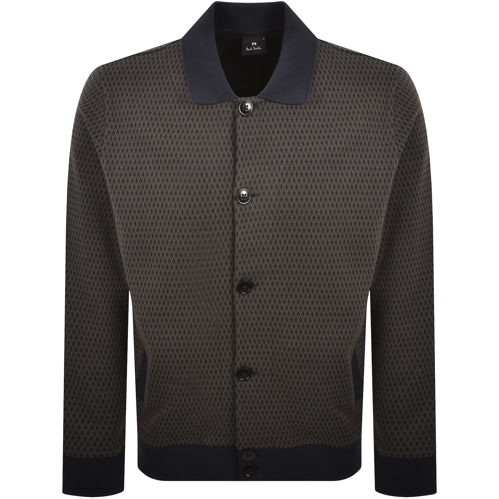 Paul Smith Regular Fit Cardigan Navy In Black