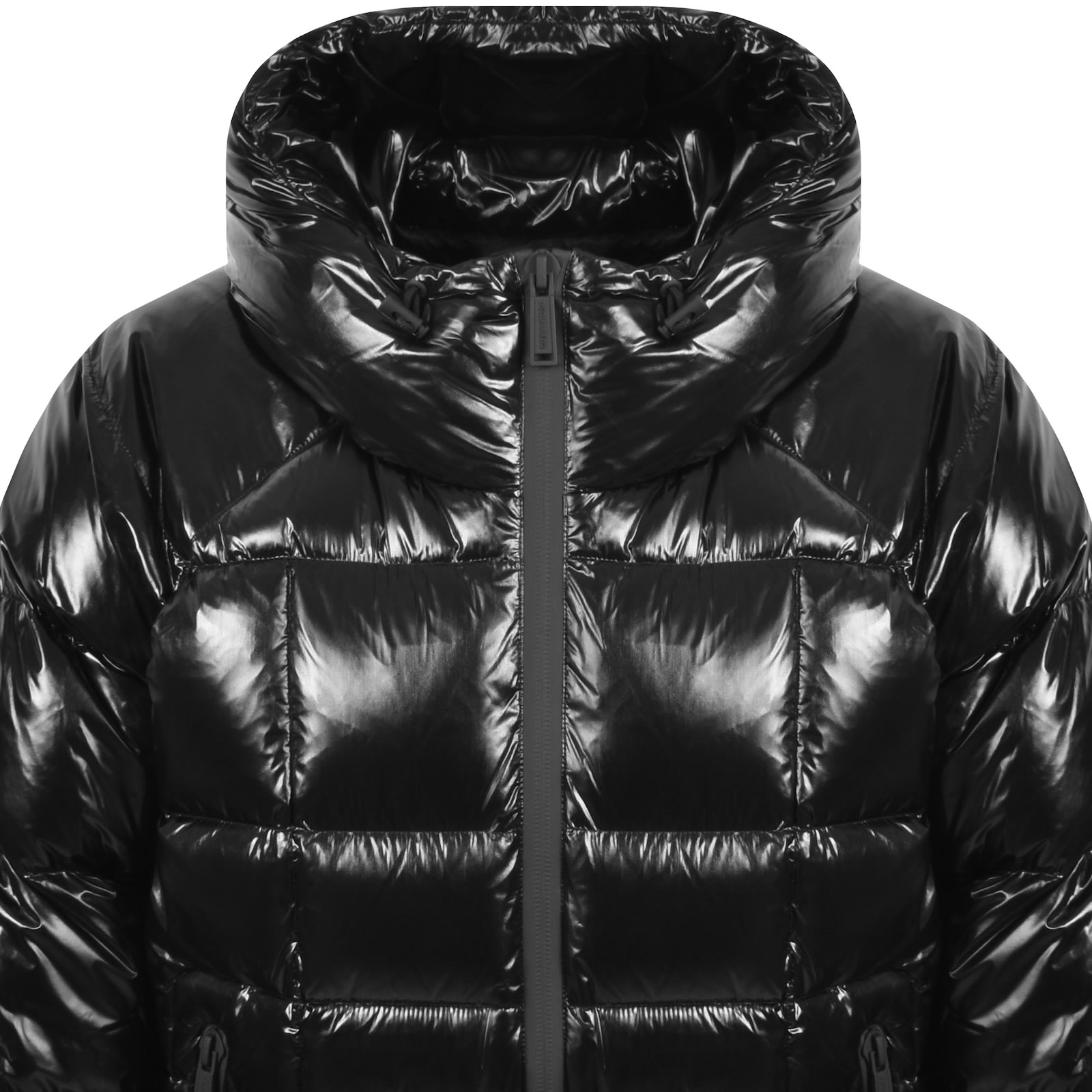 Dsquared2 3d Down Jacket Black In Black