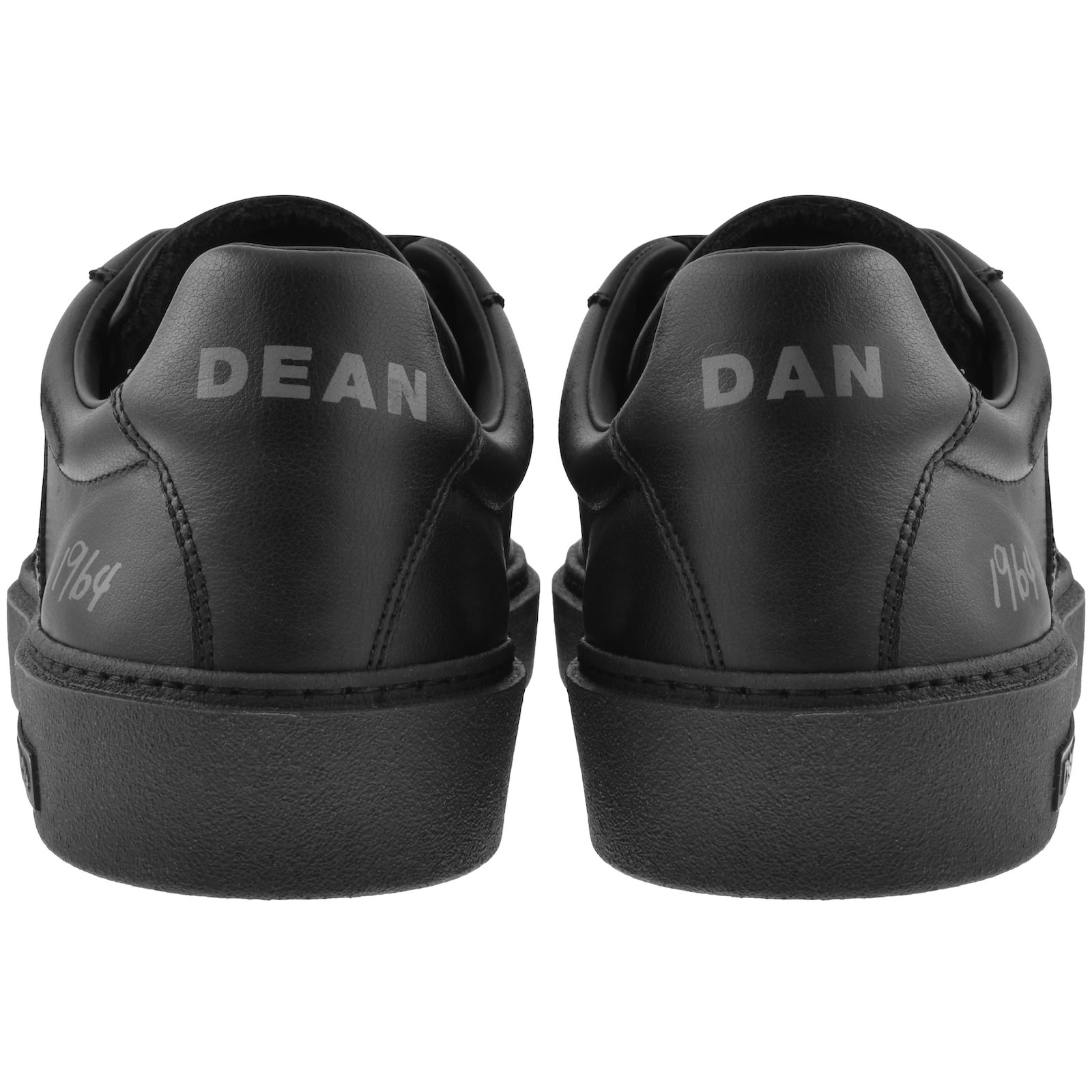 Dsquared2 Rider Leather Low-top Sneakers In Black