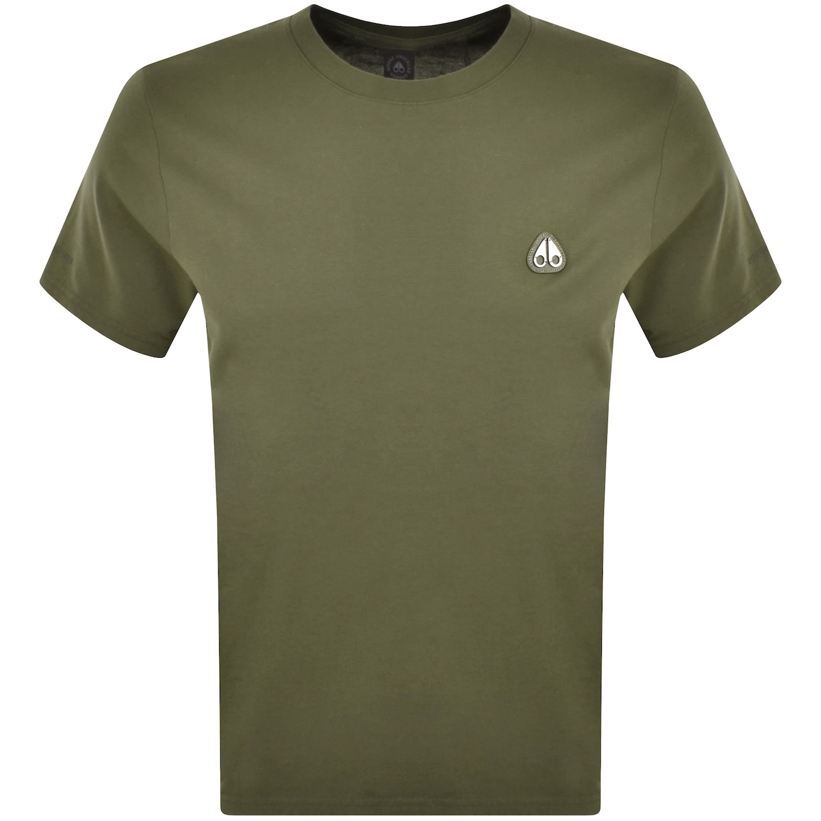 Moose Knuckles Crescent T Shirt Moss Green In Green
