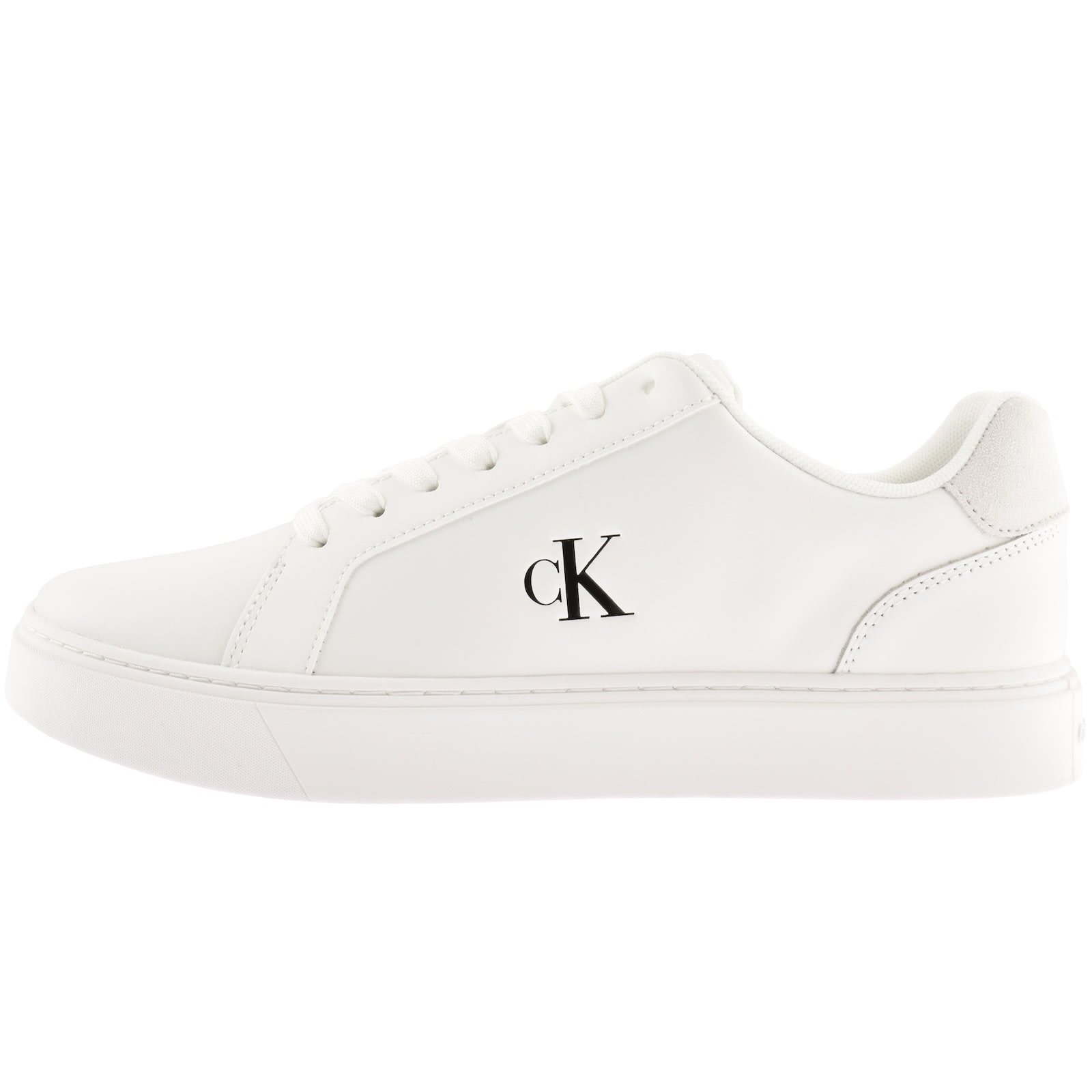 Calvin Klein Classic Cupsole Trainers White In White
