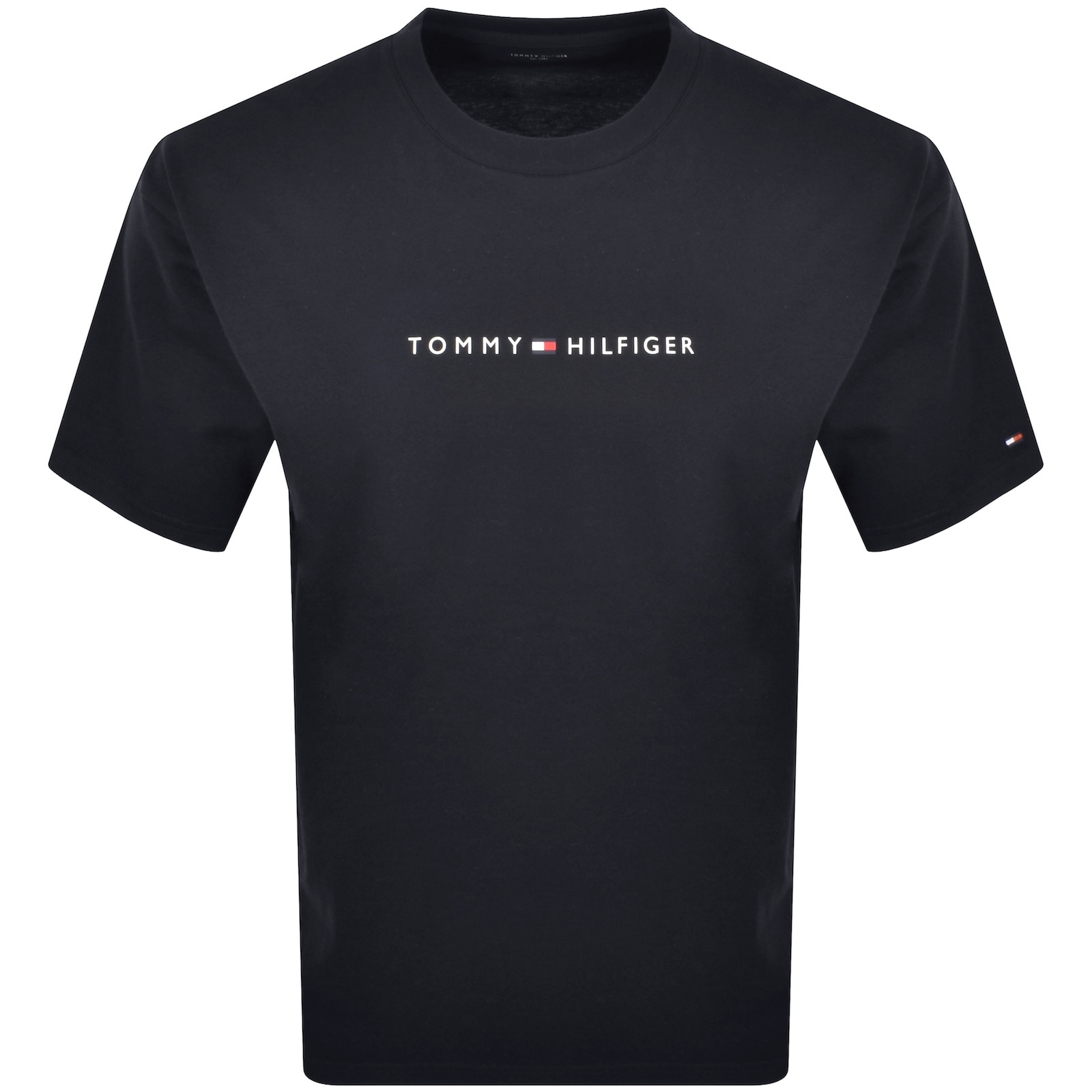 Tommy Hilfiger T Shirt And Short Set Navy In Black