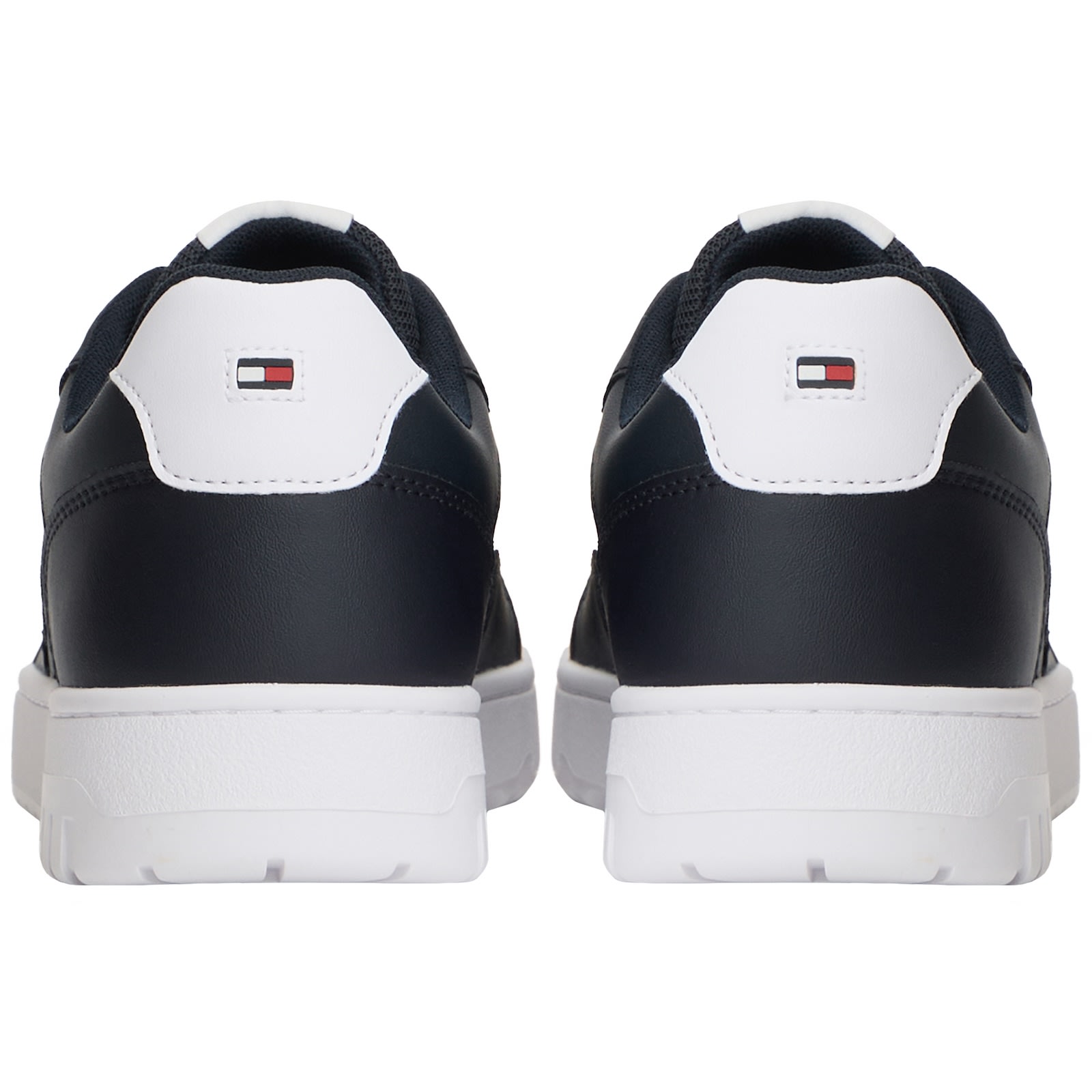 Tommy Hilfiger Basket Core Trainers Navy In Black