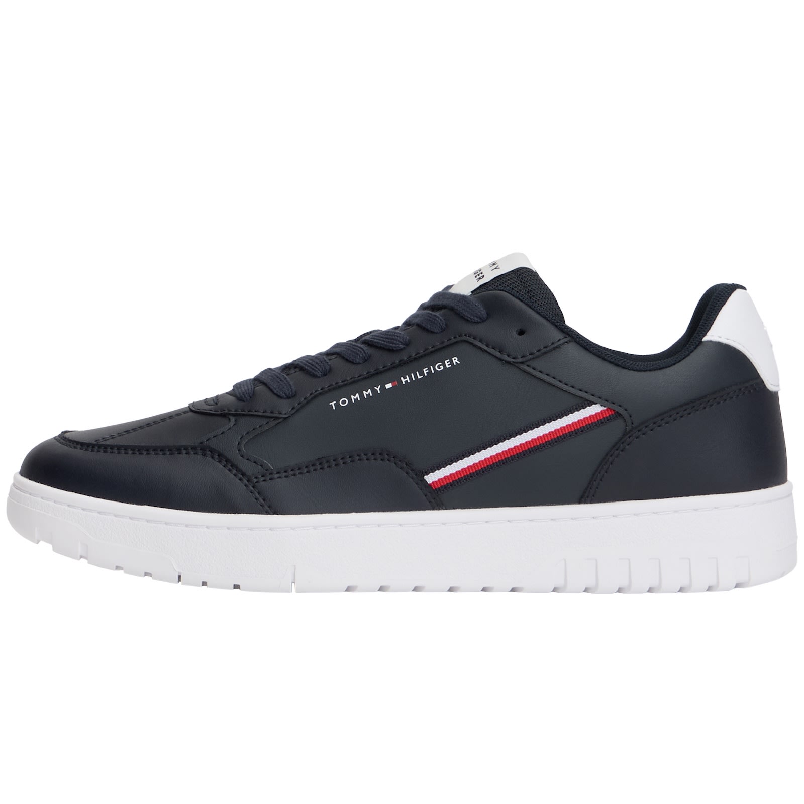 Tommy Hilfiger Basket Core Trainers Navy In Black