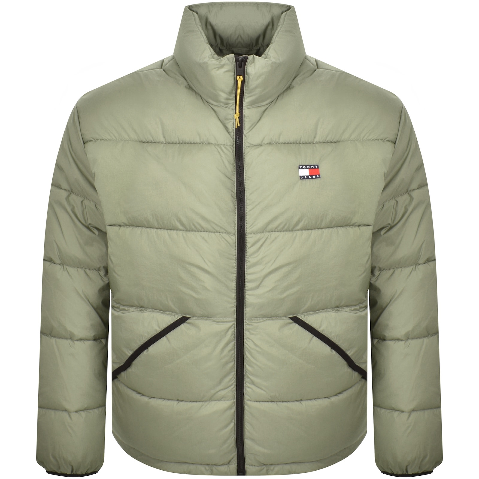 Tommy Jeans Vail Puffer Jacket Green In Green