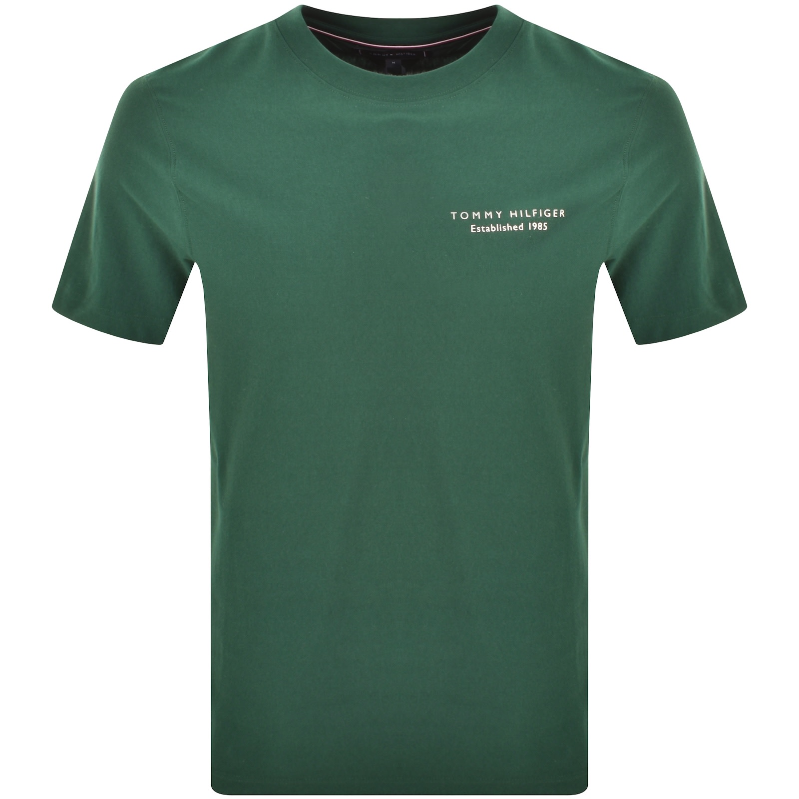Tommy Hilfiger Photo Print T Shirt Green In Green