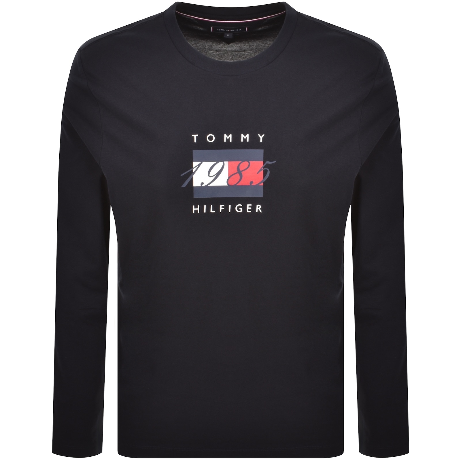 Tommy Hilfiger Long Sleeve T Shirt Navy In Blue