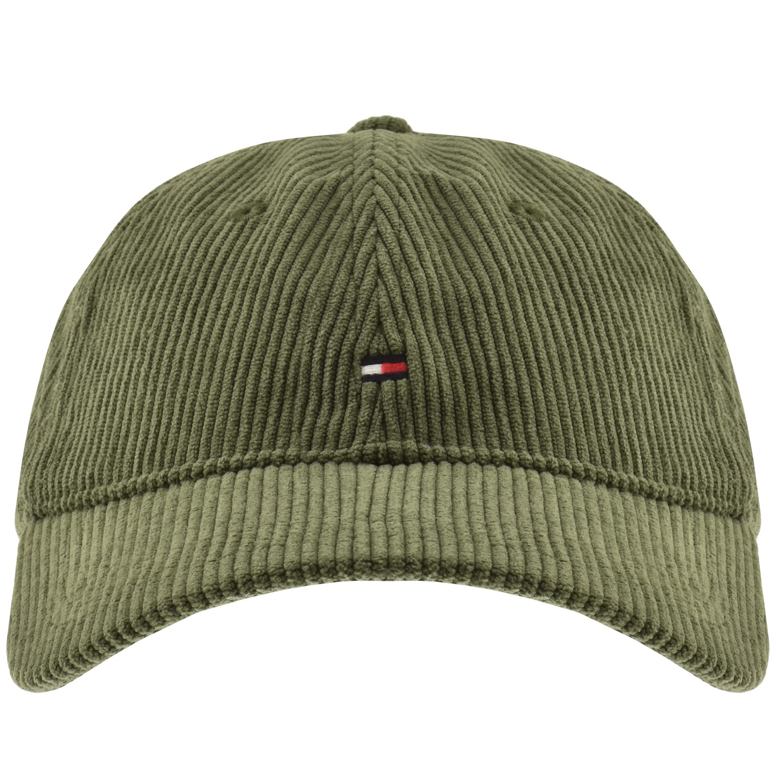 Tommy Hilfiger Corduroy Cap Green In Green