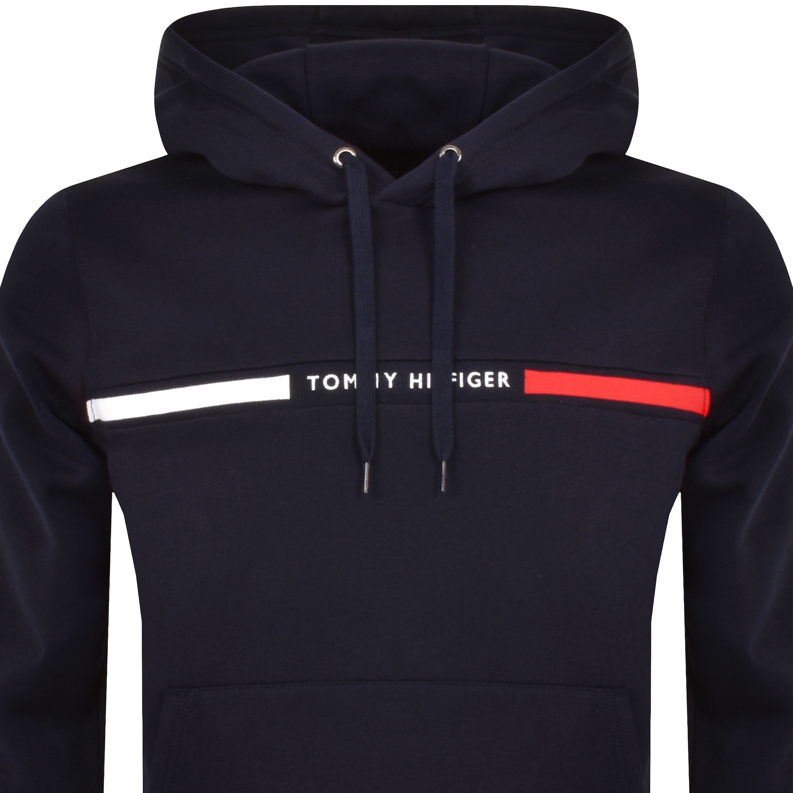 Tommy Hilfiger Chest Insert Hoodie Navy In Blue