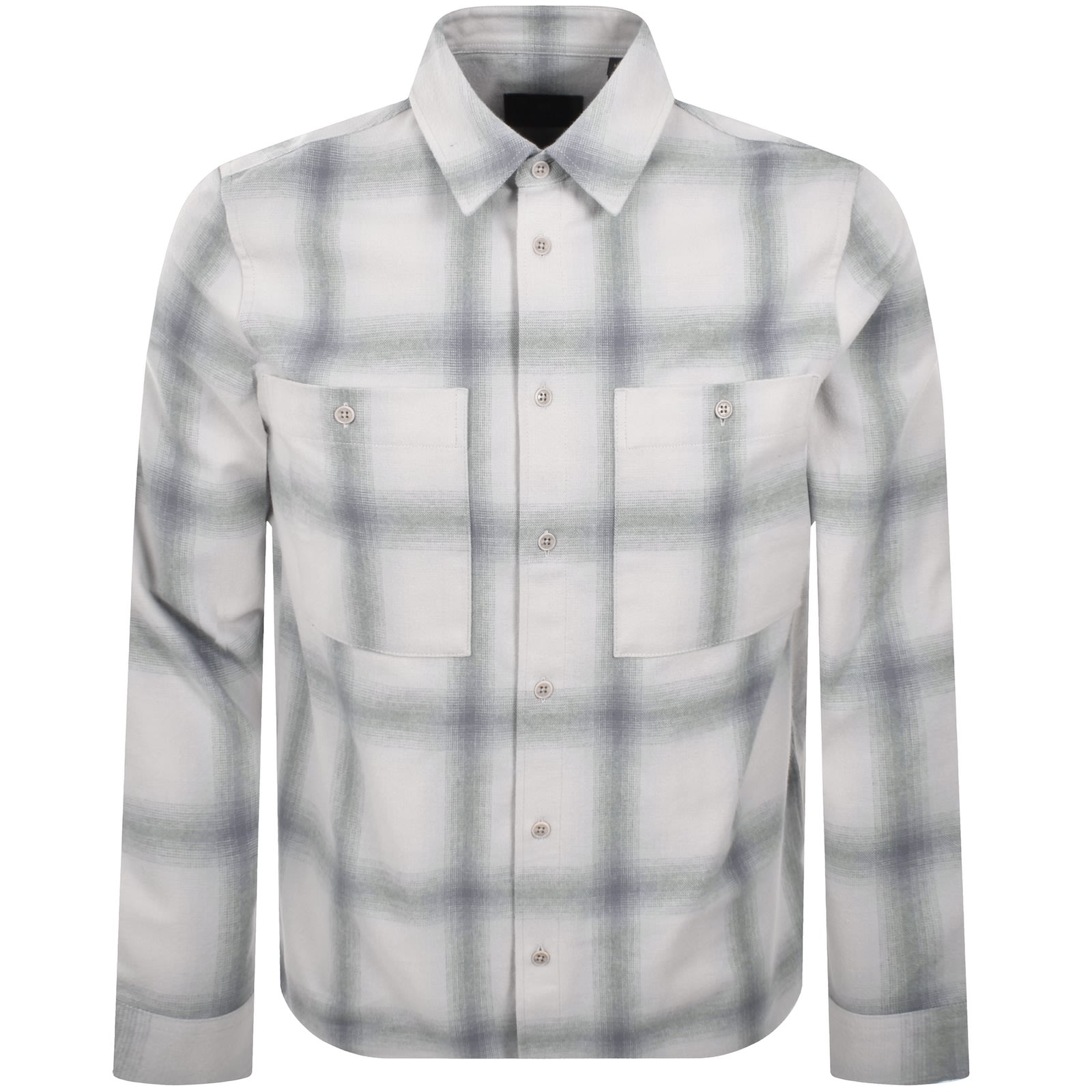 Belstaff Outpost Overshirt Grey In Gray