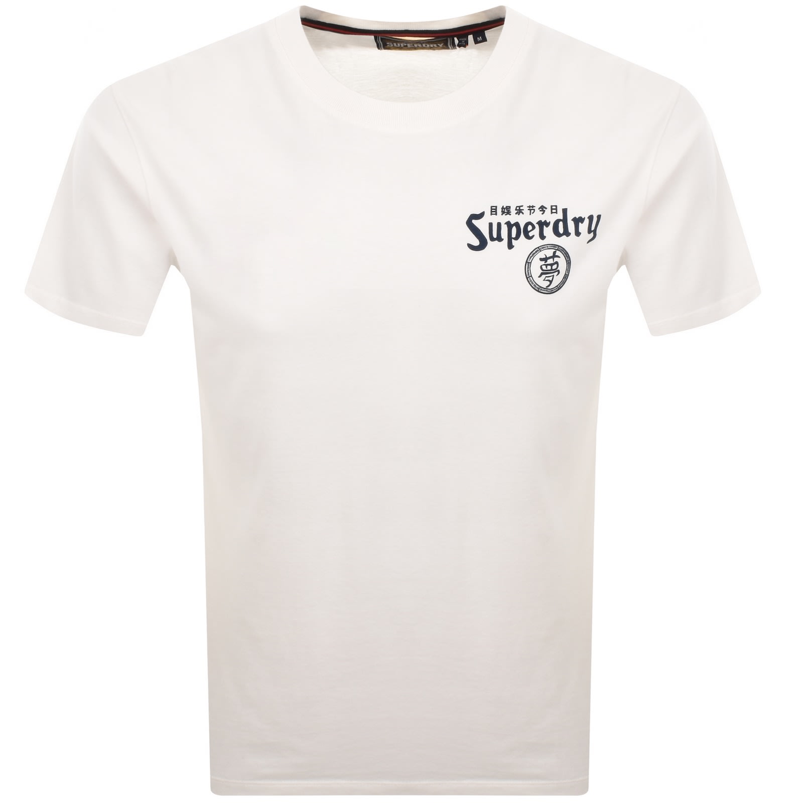 Superdry Tokyo Narrative T Shirt Bone White In White