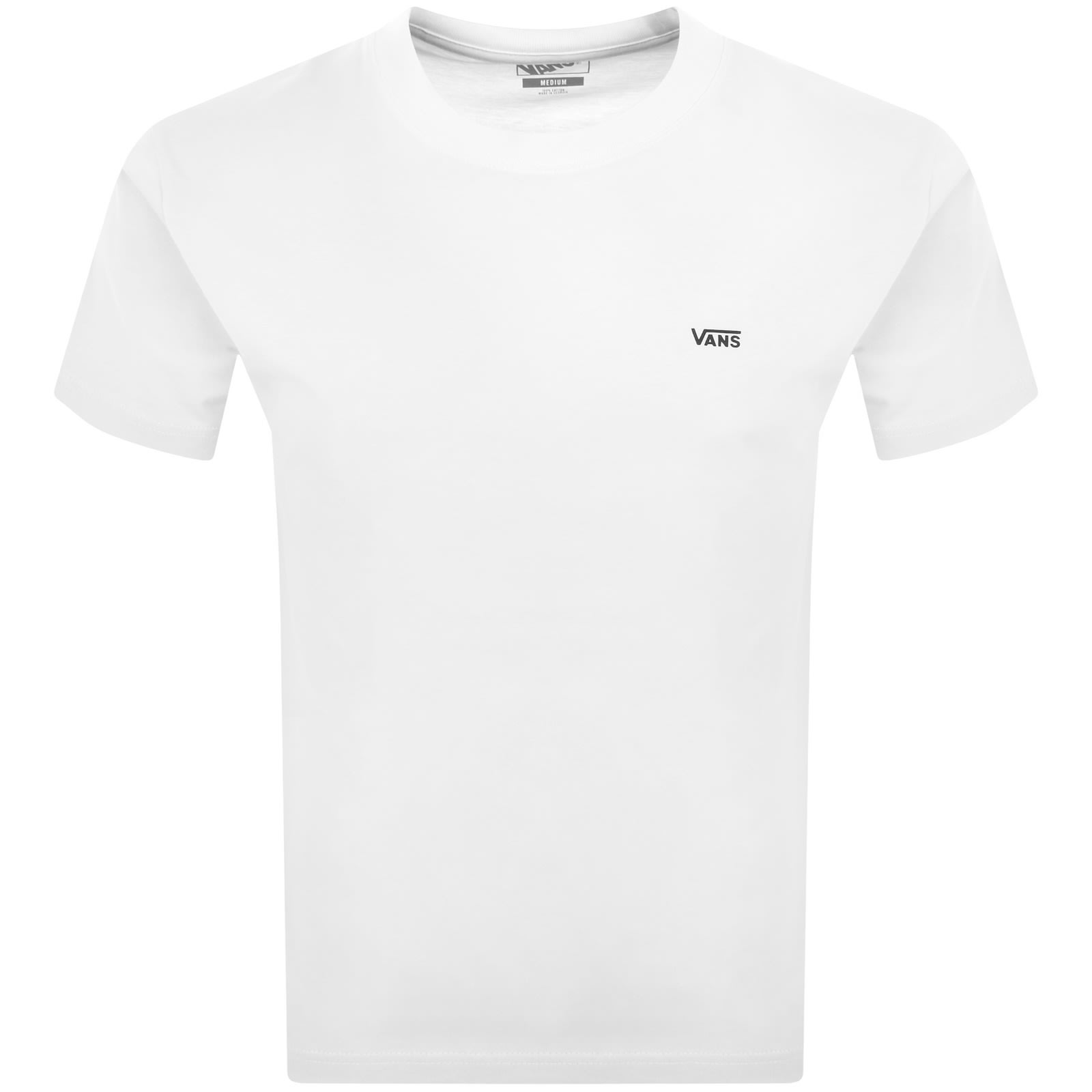Vans Classic Crew Neck T Shirt White In White