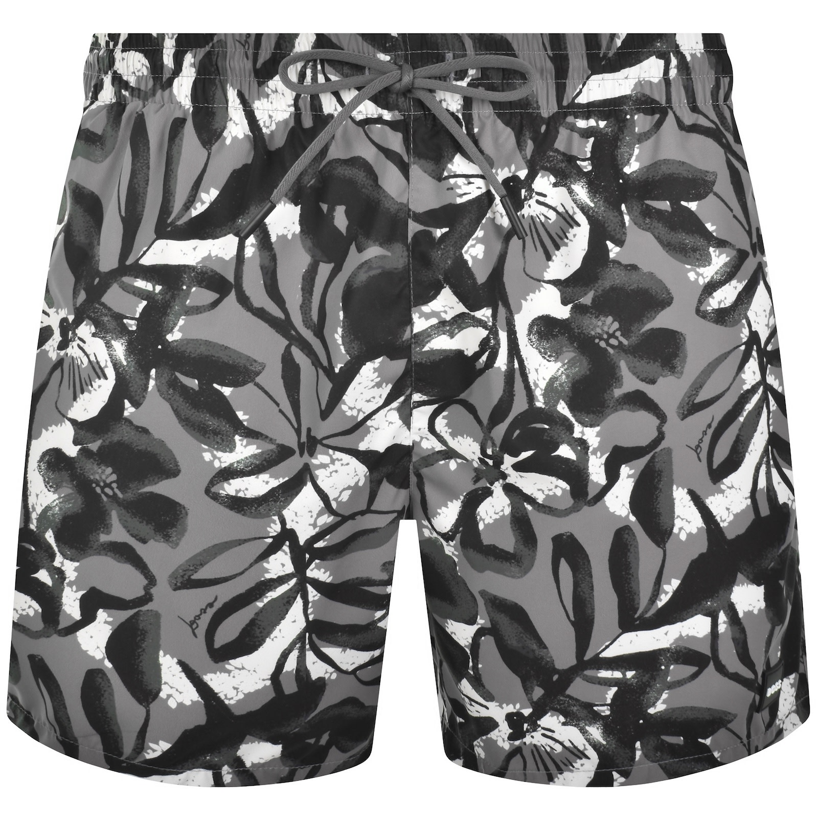Hugo Boss Boss Piranha Swim Shorts Grey In Gray