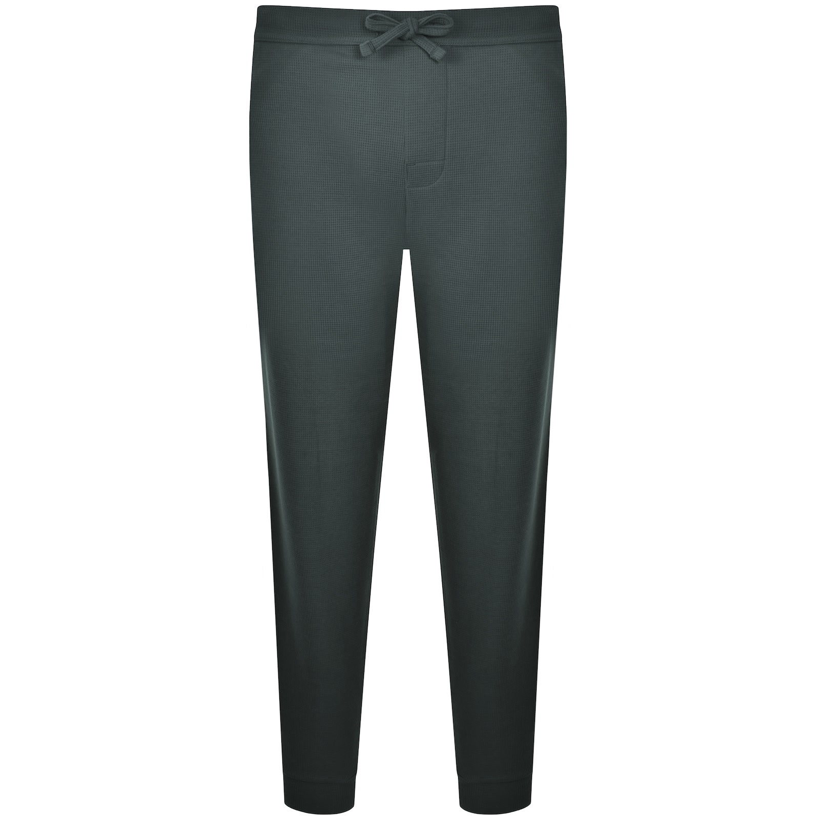 Hugo Boss Boss Waffle Cuff Joggers Grey In Gray