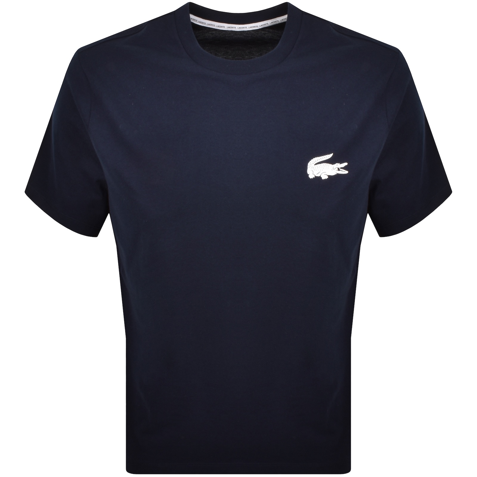 Lacoste Loungewear Logo T Shirt Navy In Blue