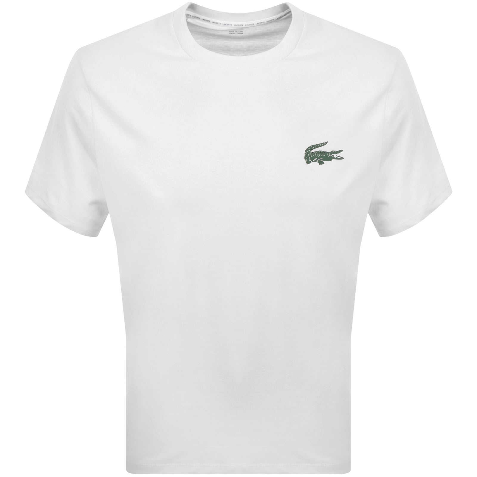 Lacoste Loungewear Logo T Shirt White In White