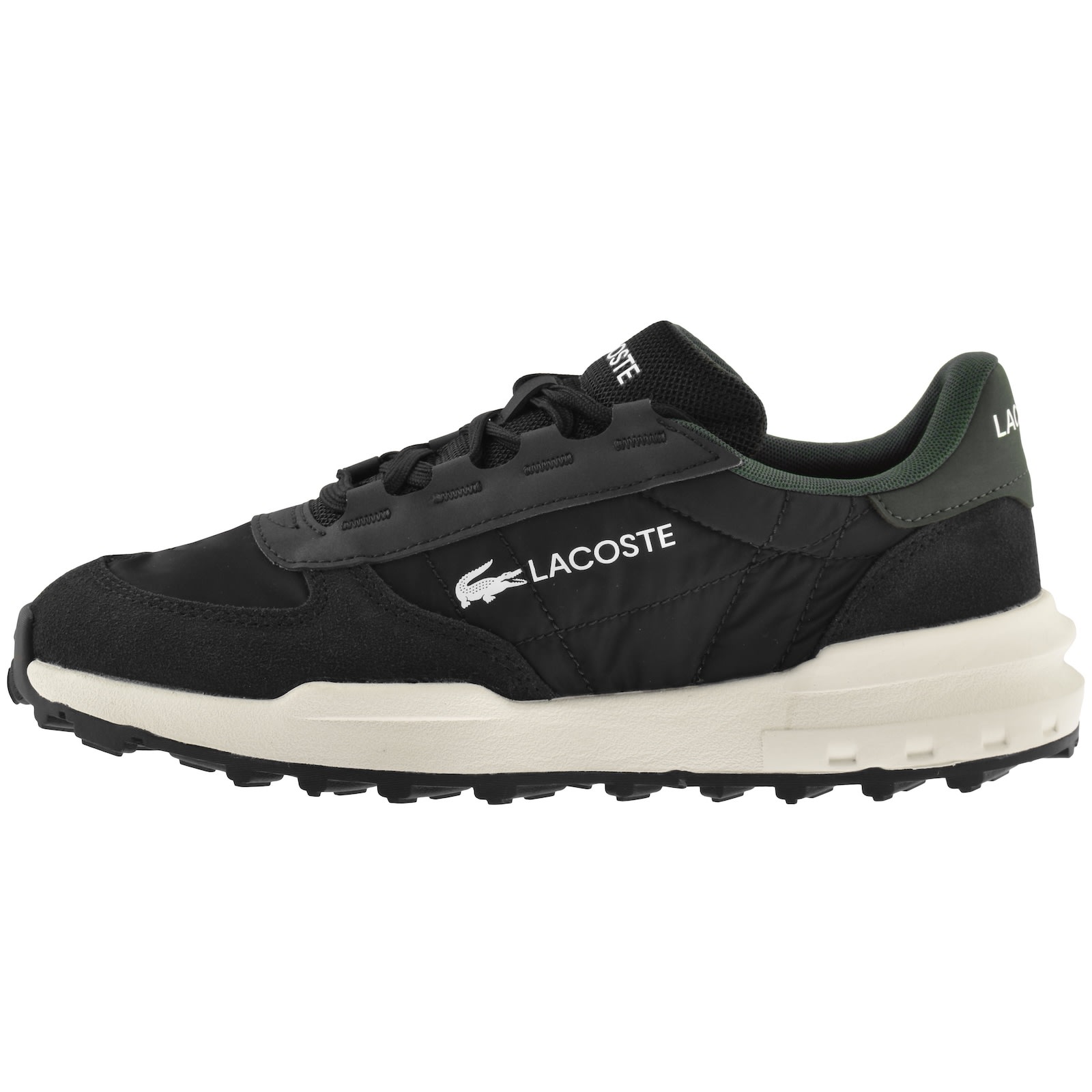 Lacoste Elite Active Trainers Black In Animal Print