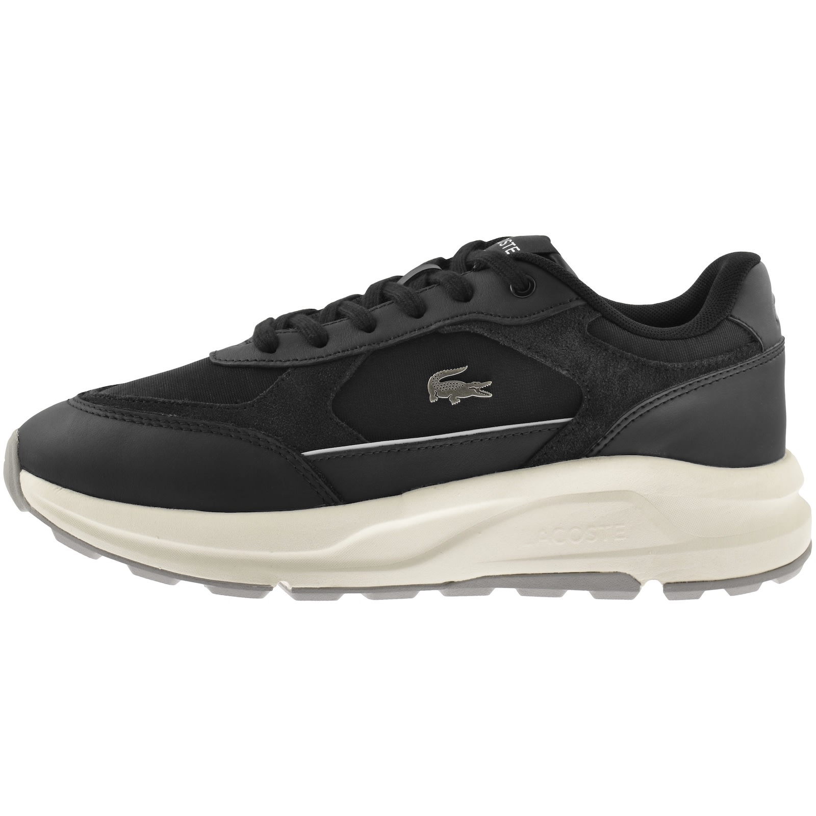 Lacoste Run Set Trainers Black In Black