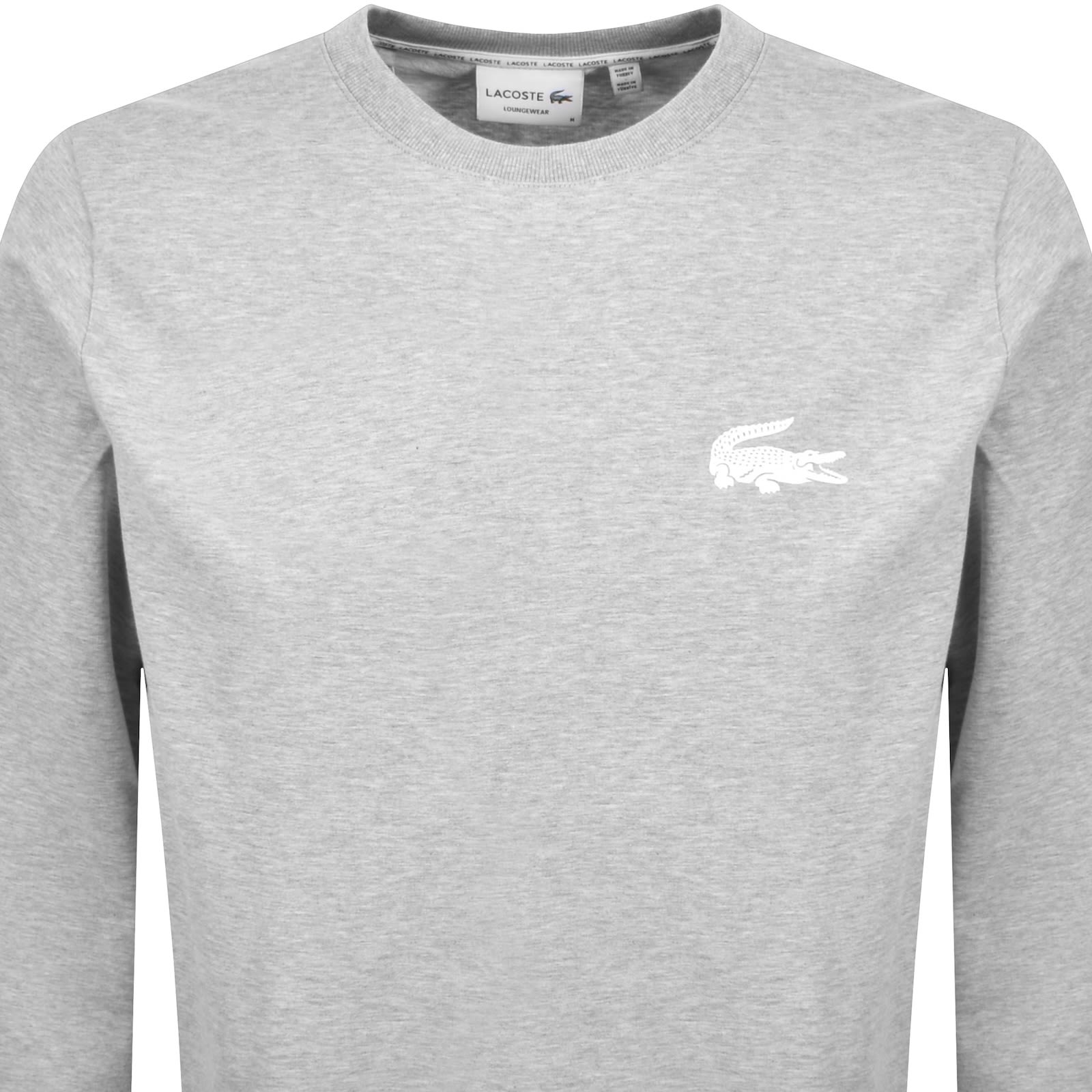 Lacoste Loungewear Sweatshirt Grey In Gray