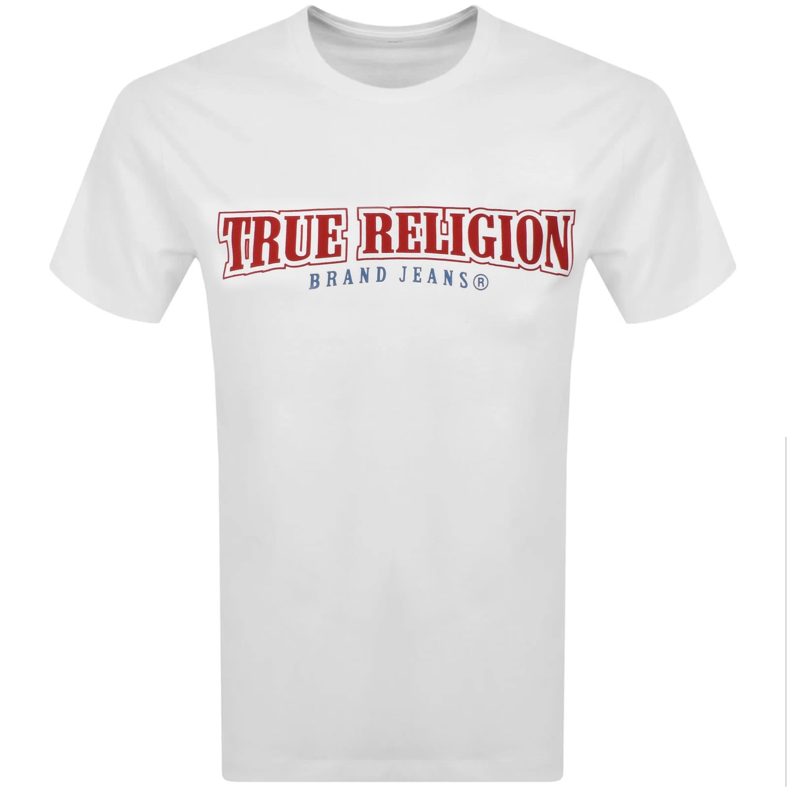 True Religion Flock Buddha T Shirt White In White