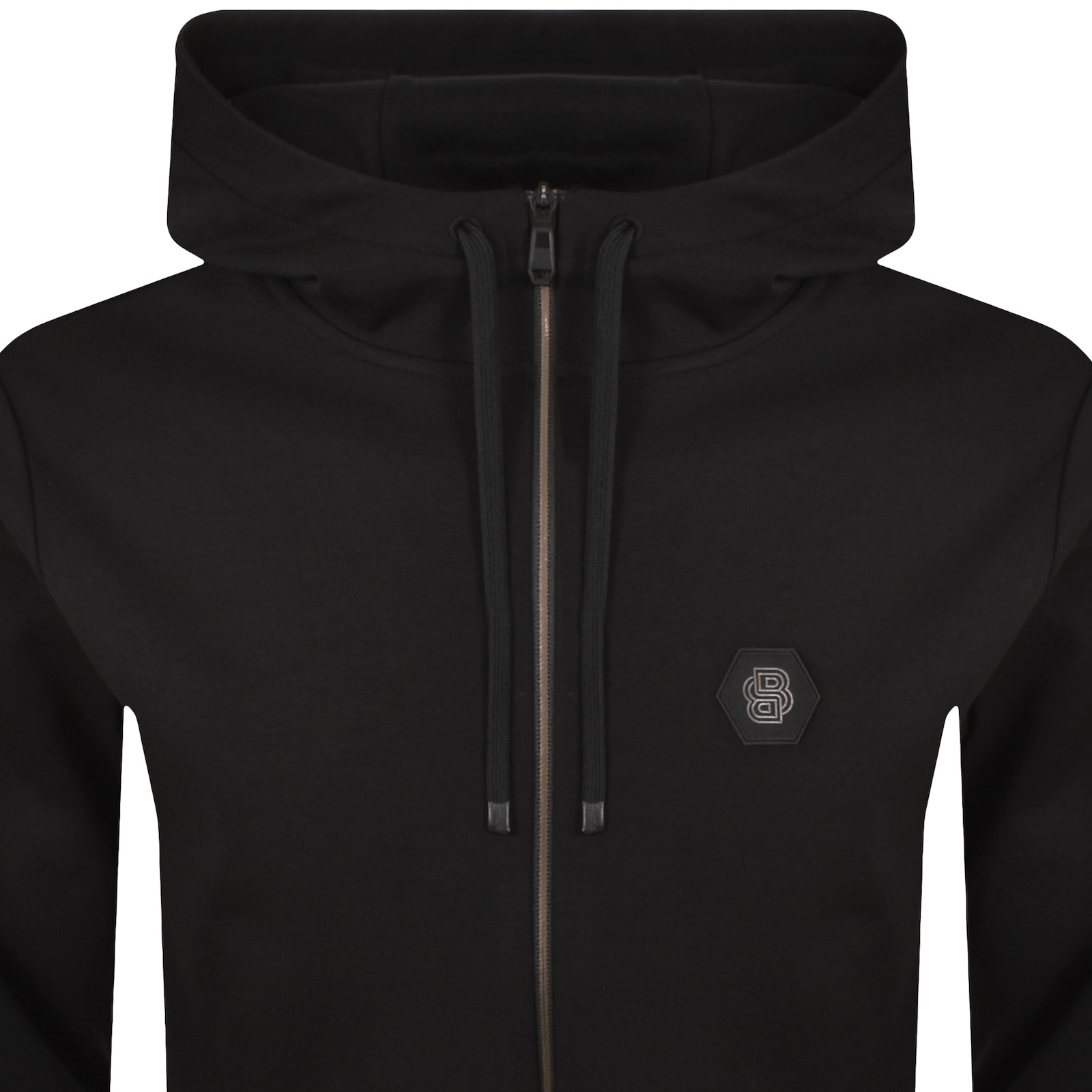 Boss Athleisure Boss Saggy Future Zip Hoodie Black In Black