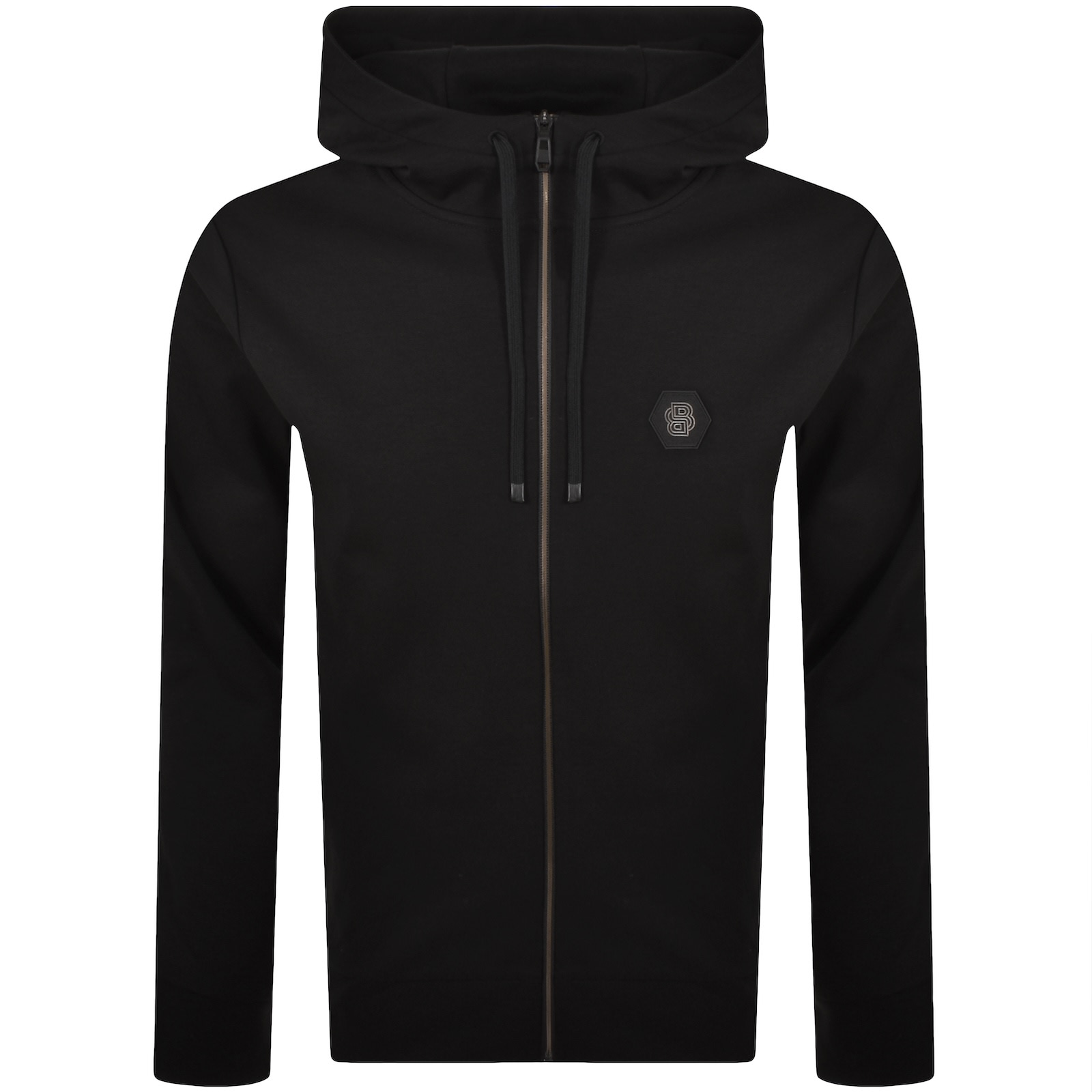 Boss Athleisure Boss Saggy Future Zip Hoodie Black In Black
