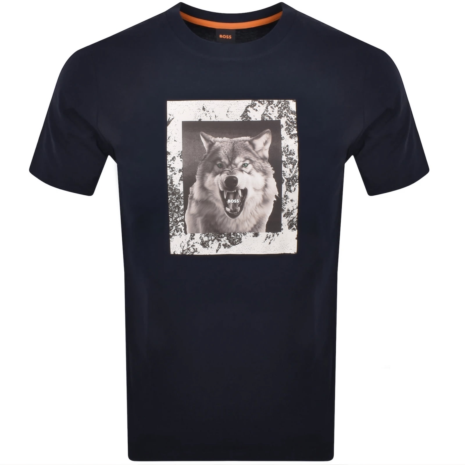 Boss Casual Boss Te Lupo T Shirt Navy In Blue