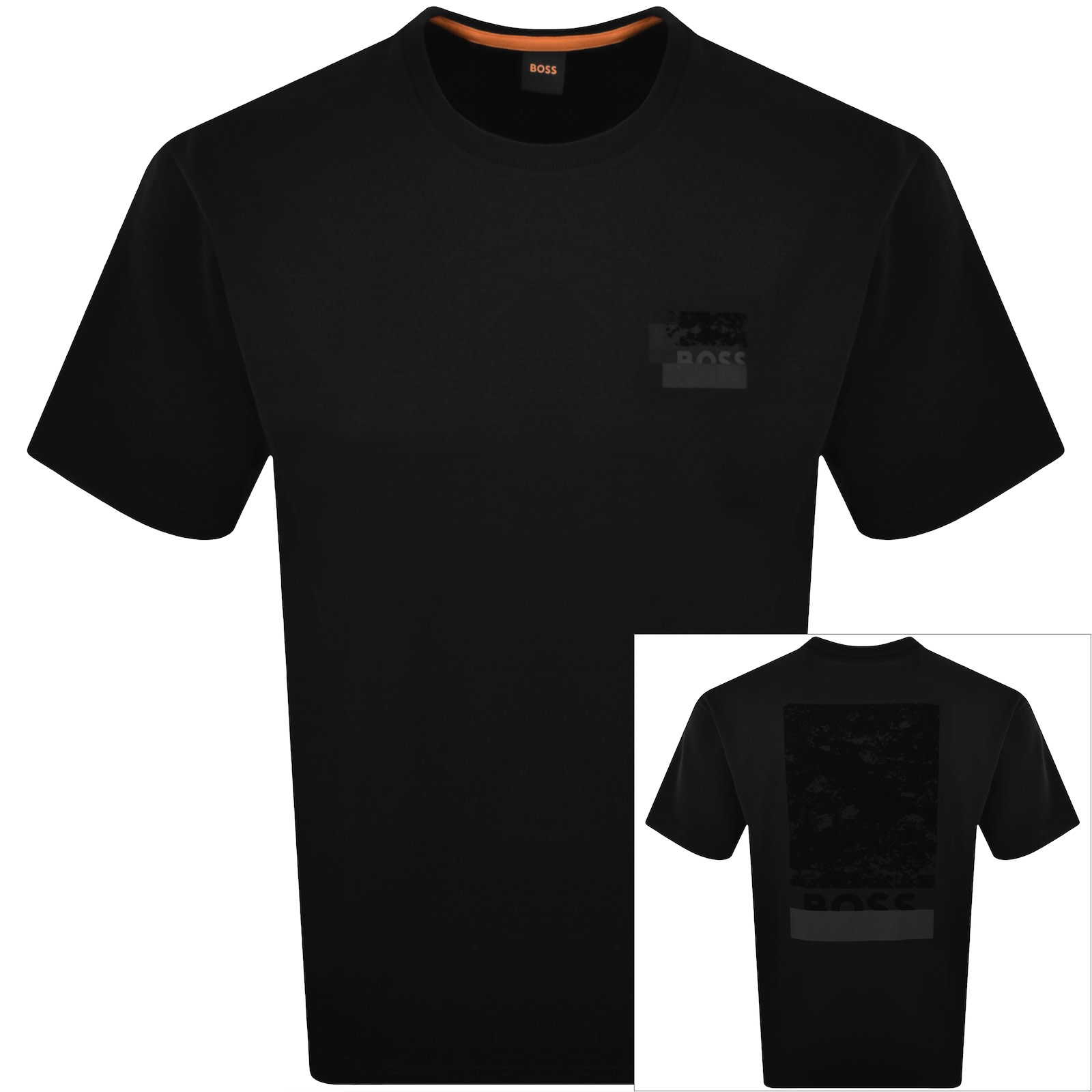 Boss Casual Boss Graphic Logo T Shirt Black In Black