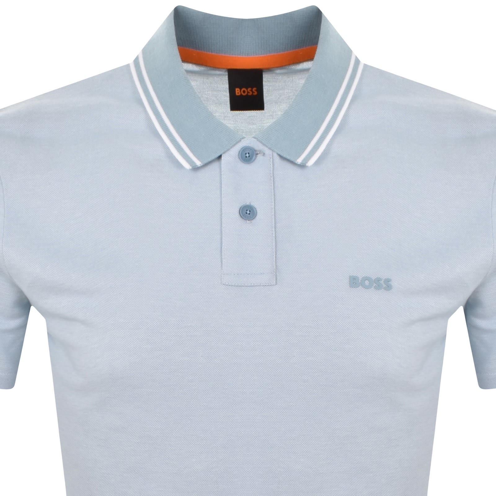 Boss Casual Boss Oxford New Polo T Shirt Blue In Blue