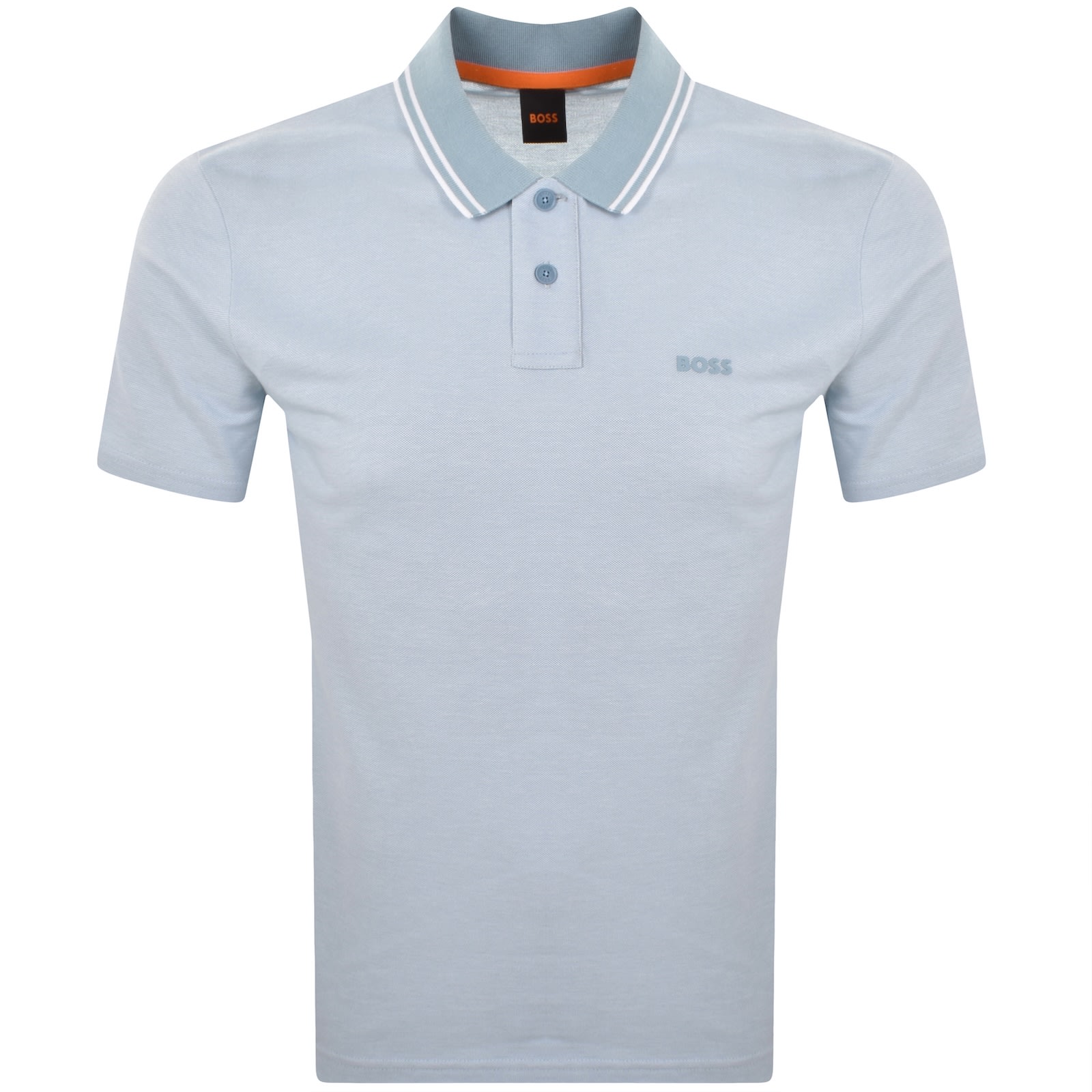 Boss Casual Boss Oxford New Polo T Shirt Blue In Blue
