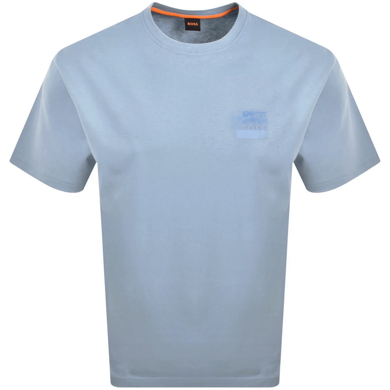 Boss Casual Boss Graphic Logo T Shirt Pastel Blue In Blue