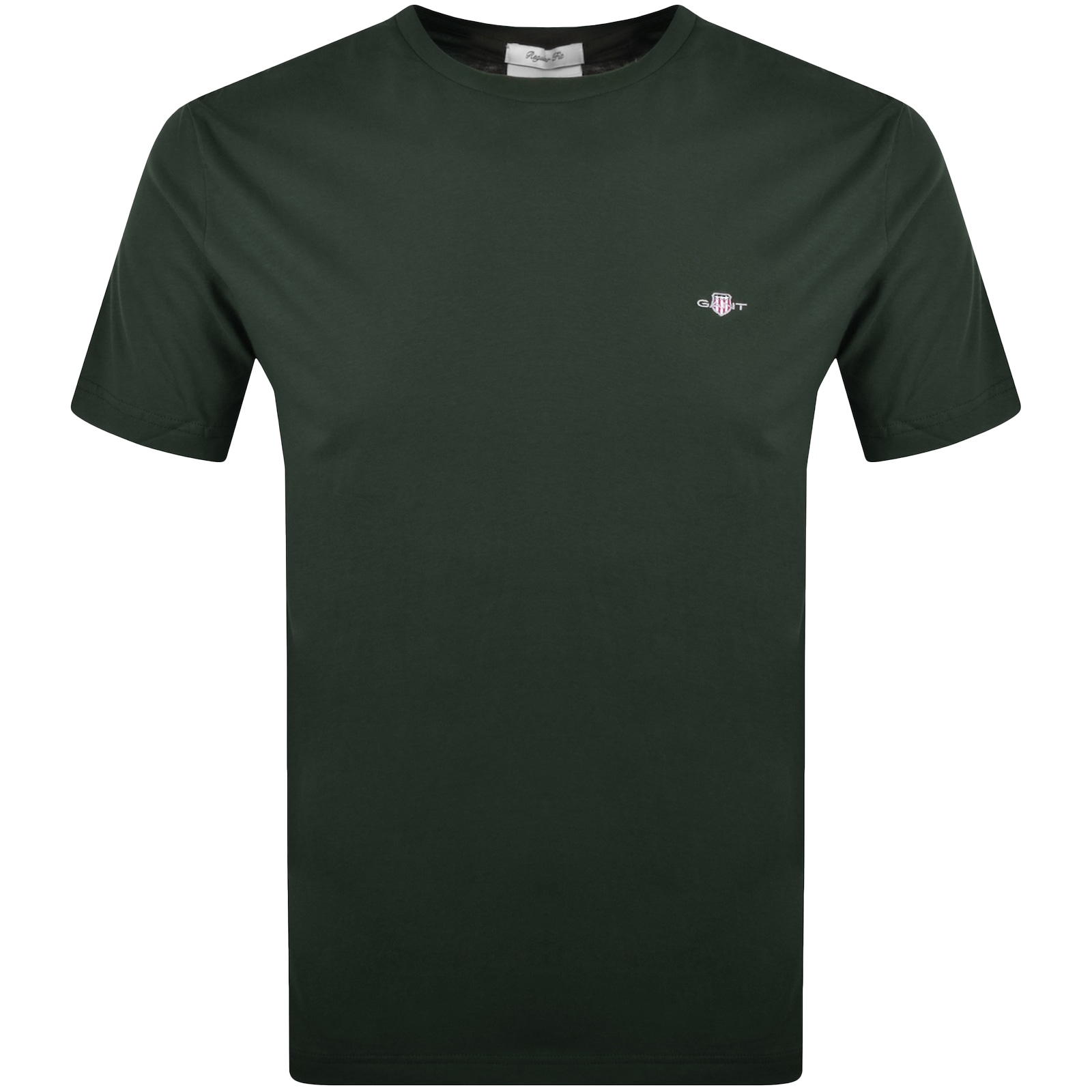 Gant Regular Shield T Shirt Green In Green
