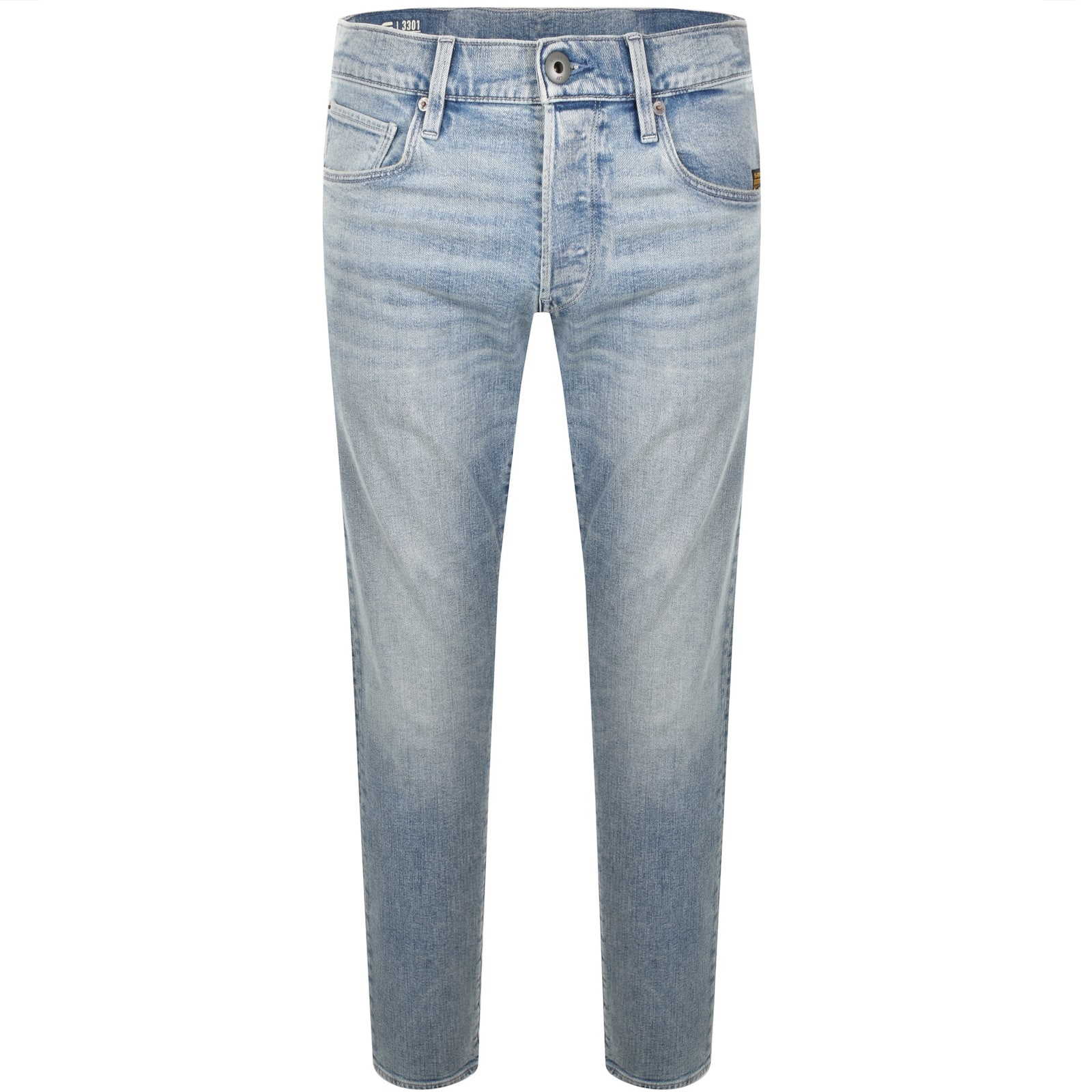 G-star 3301 Slim Fit Jeans Blue In Blue
