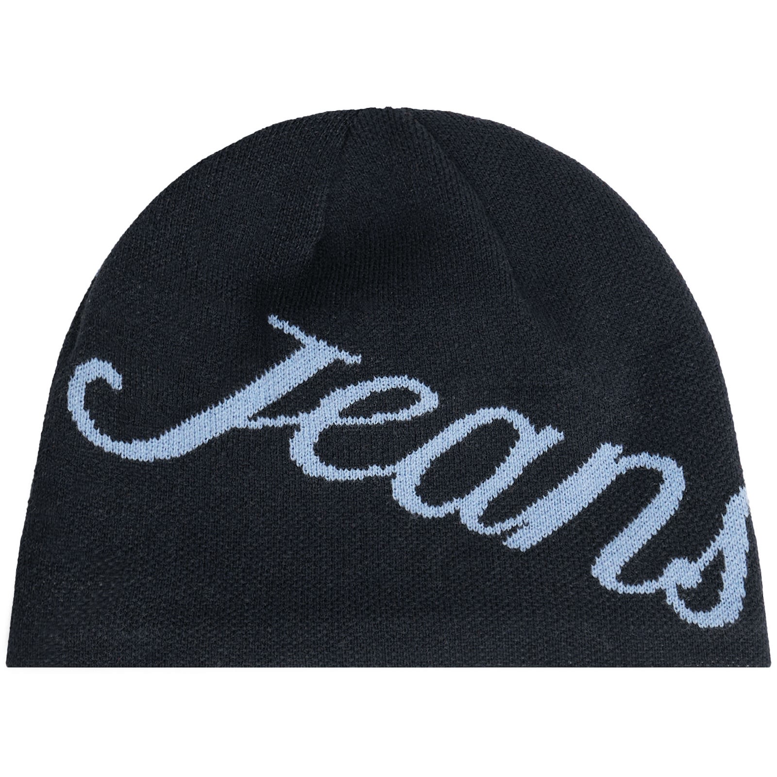 Tommy Jeans Script Skull Beanie Hat Navy In Blue