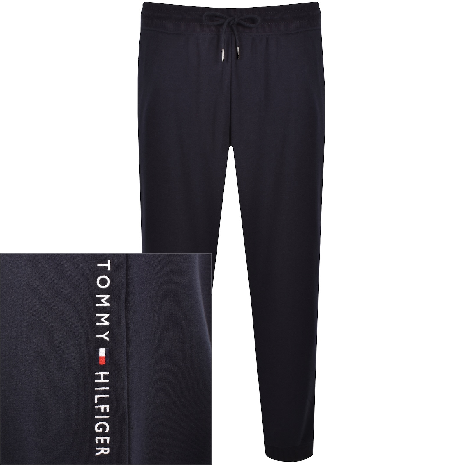 Tommy Hilfiger Lounge Track Joggers Black In Blue