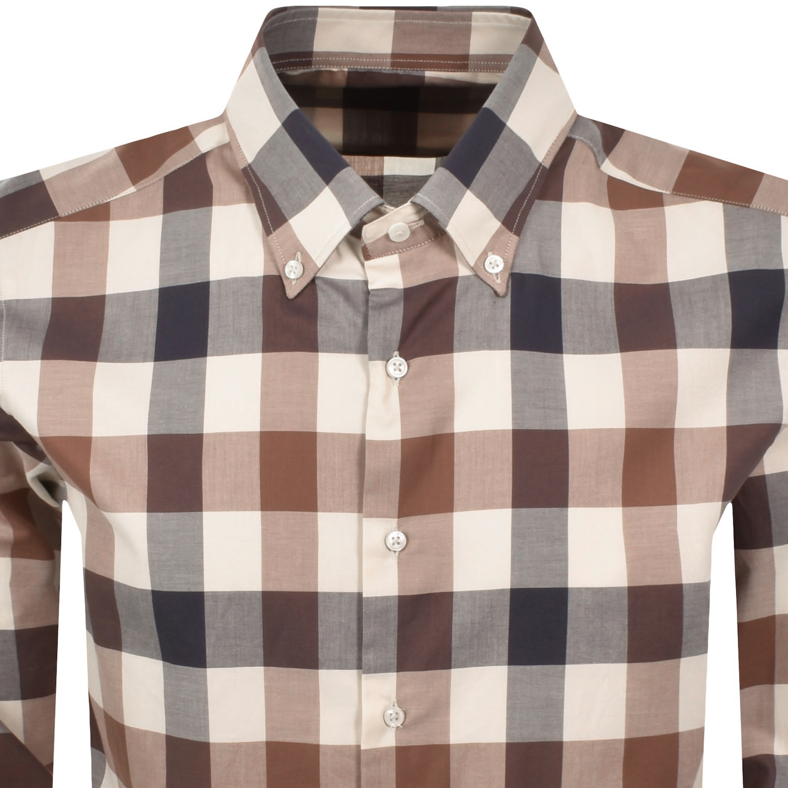 Aquascutum Marco Check Shirt In Multi