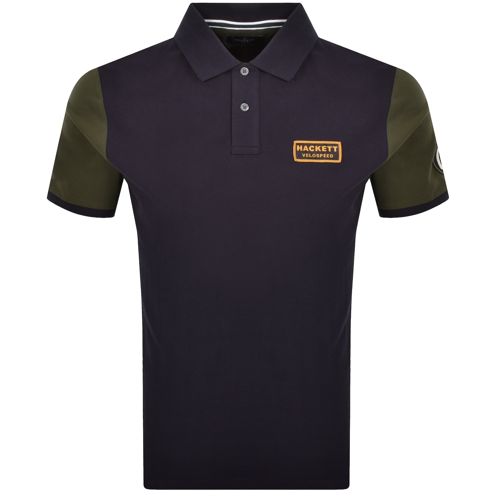 Hackett Heritage Rally Polo Navy In Blue