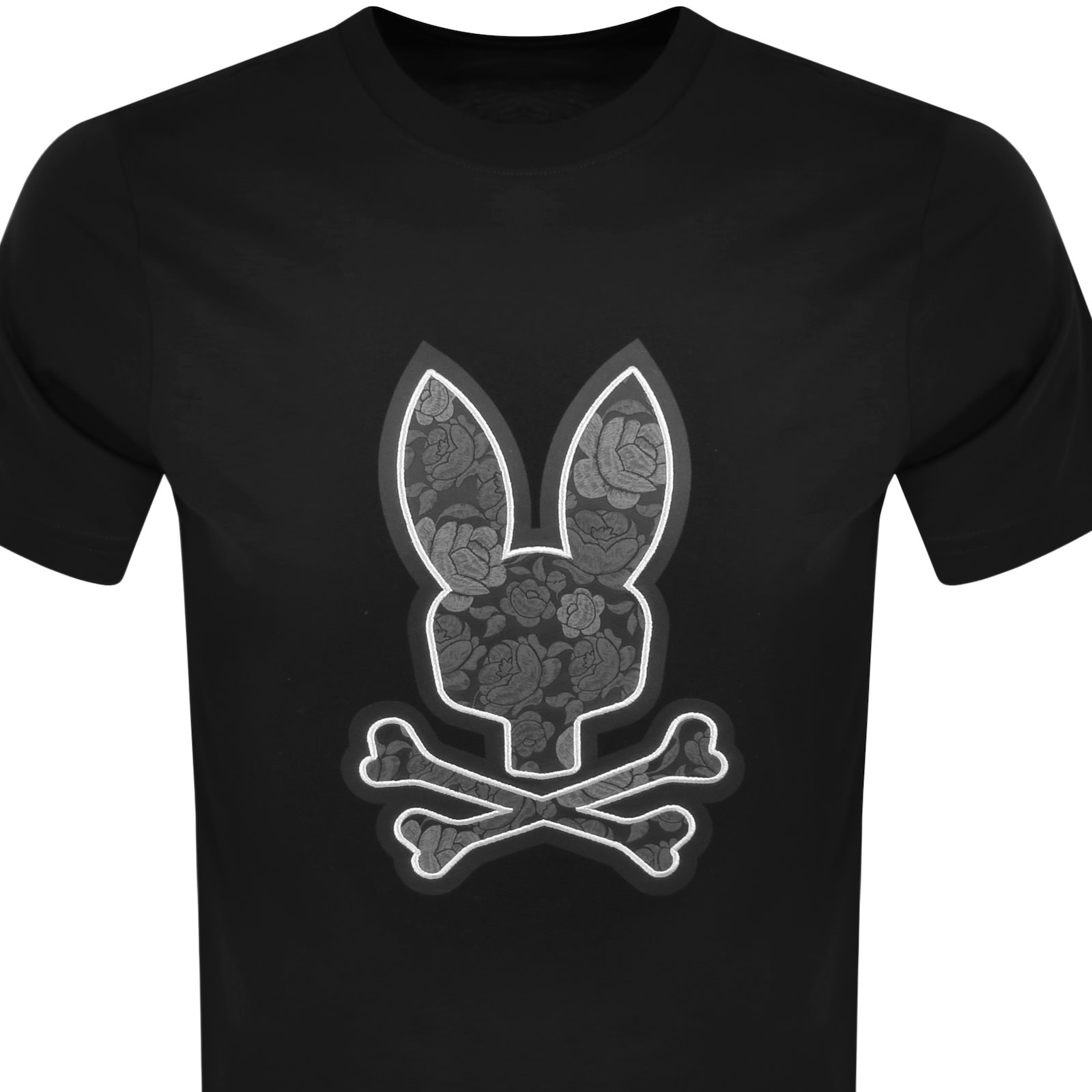 Psycho Bunny Rowen Graphic T Shirt Black In Black