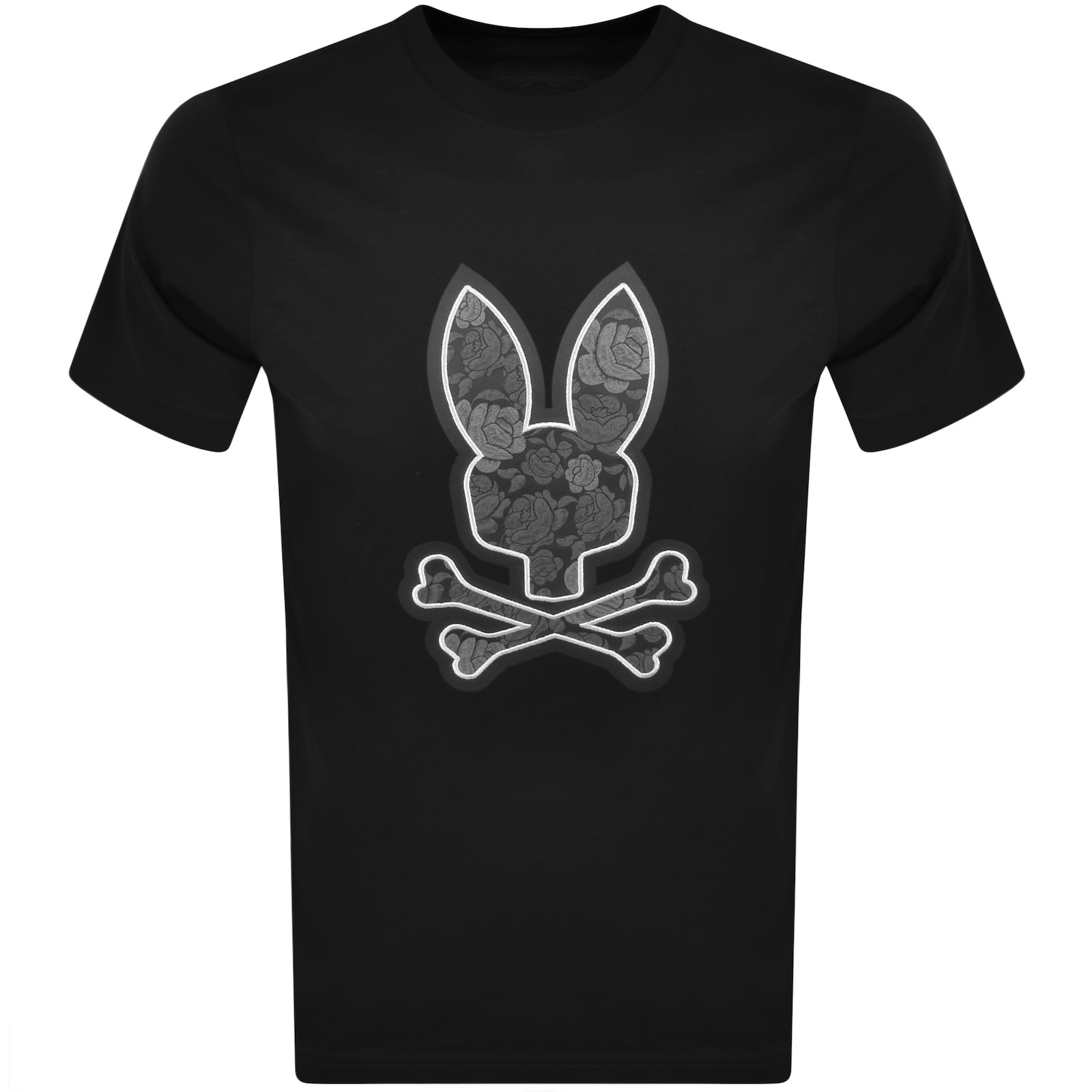 Psycho Bunny Rowen Graphic T Shirt Black In Black