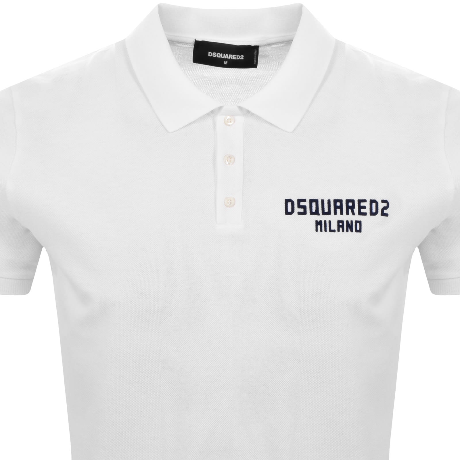 Dsquared2 Tennis Fit Polo White In White