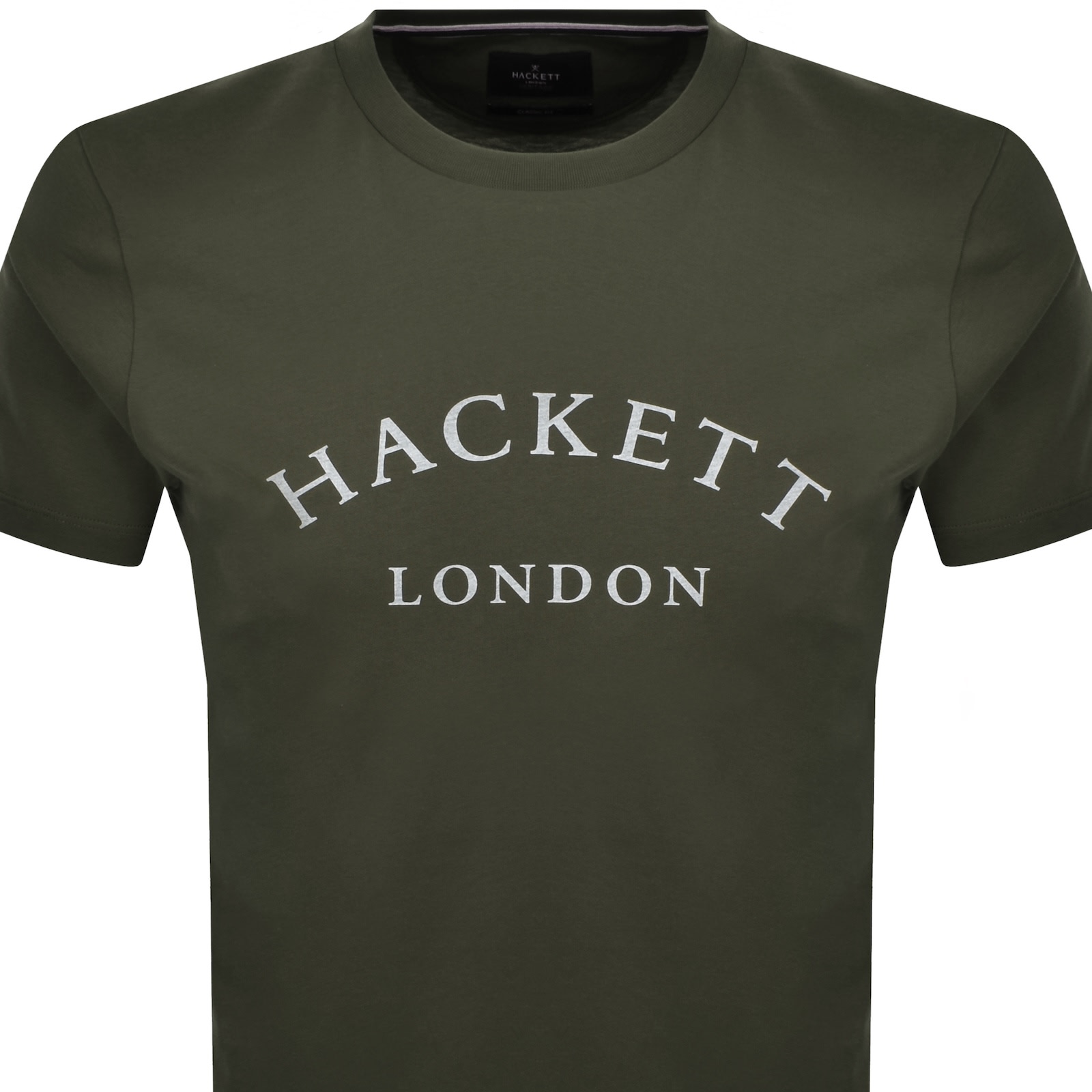 Hackett Mens Duck Green Heritage Logo-print Cotton T-shirt In Green