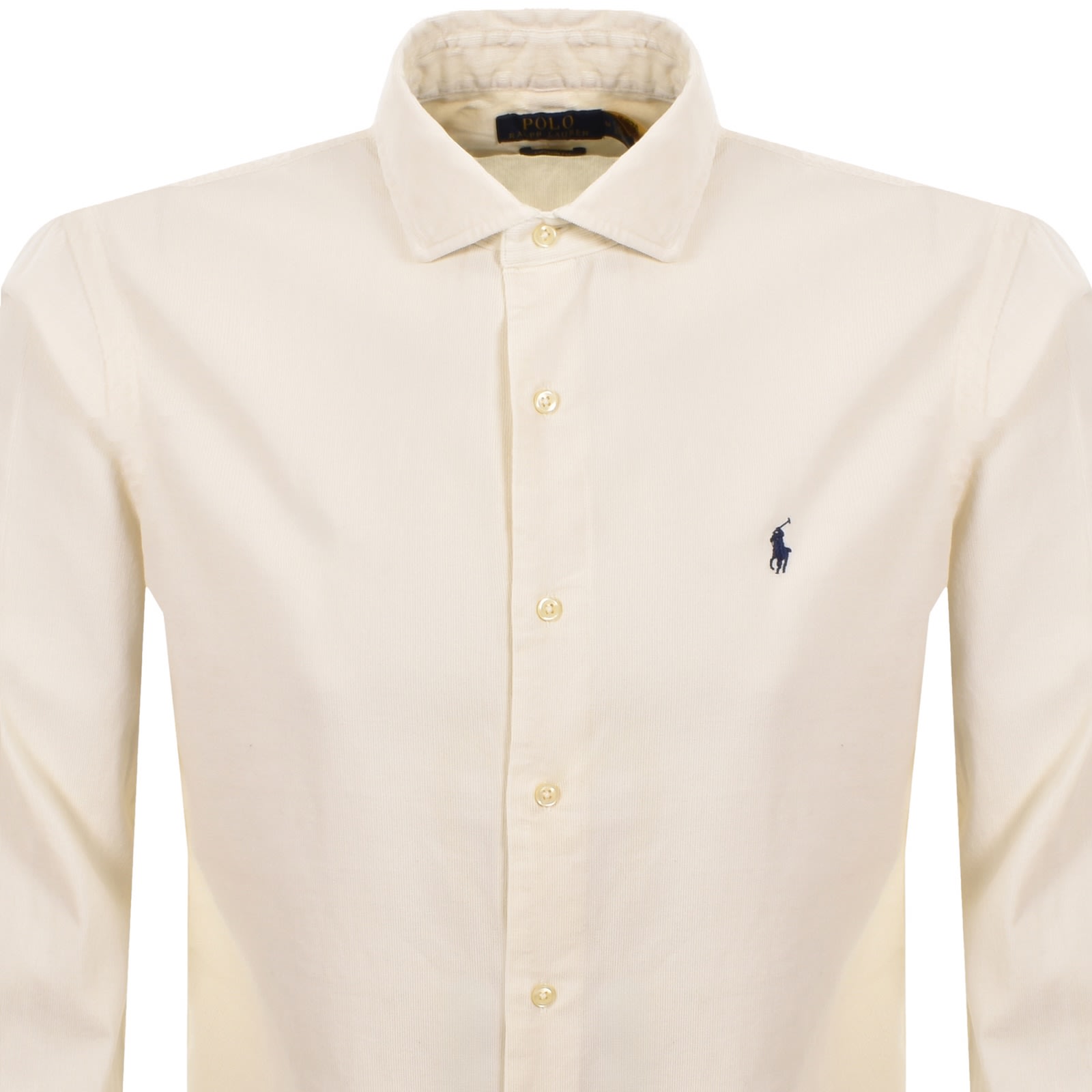 Ralph Lauren Corduroy Shirt Cream In Brown