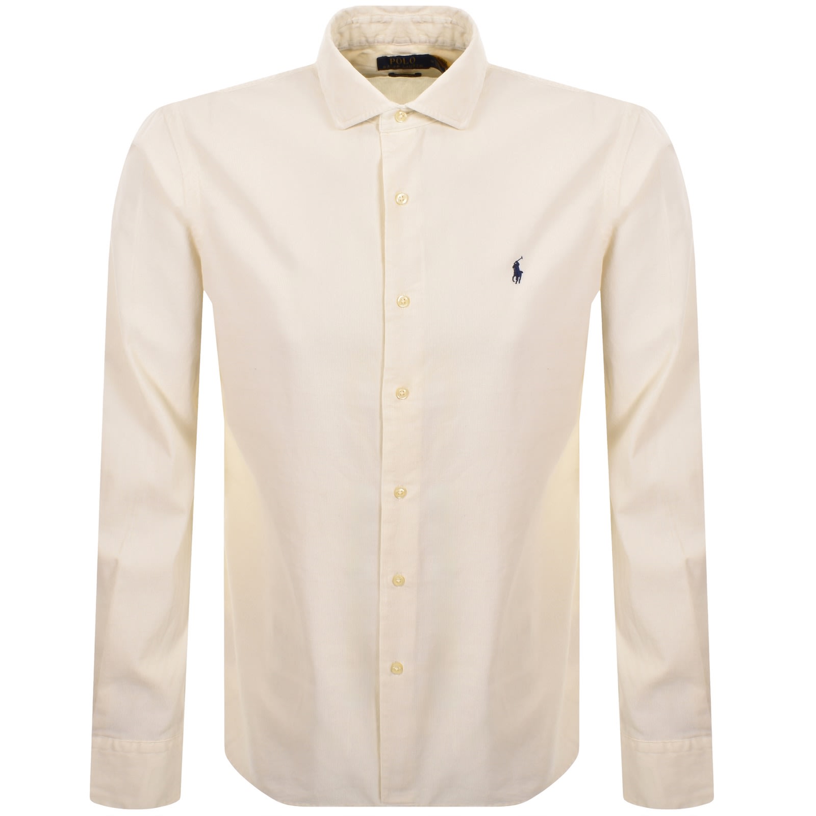 Ralph Lauren Corduroy Shirt Cream In Brown