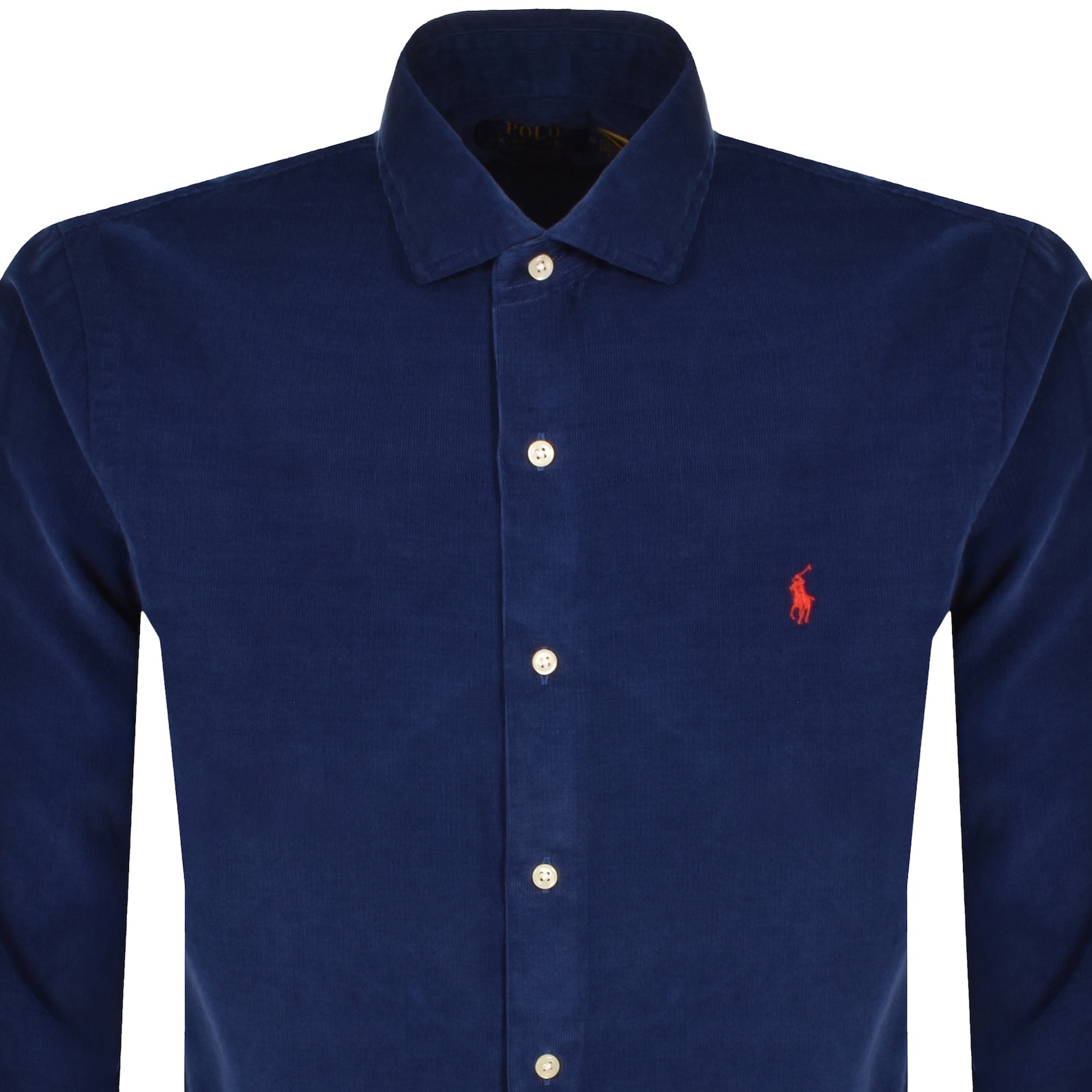 Ralph Lauren Corduroy Shirt Blue In Blue