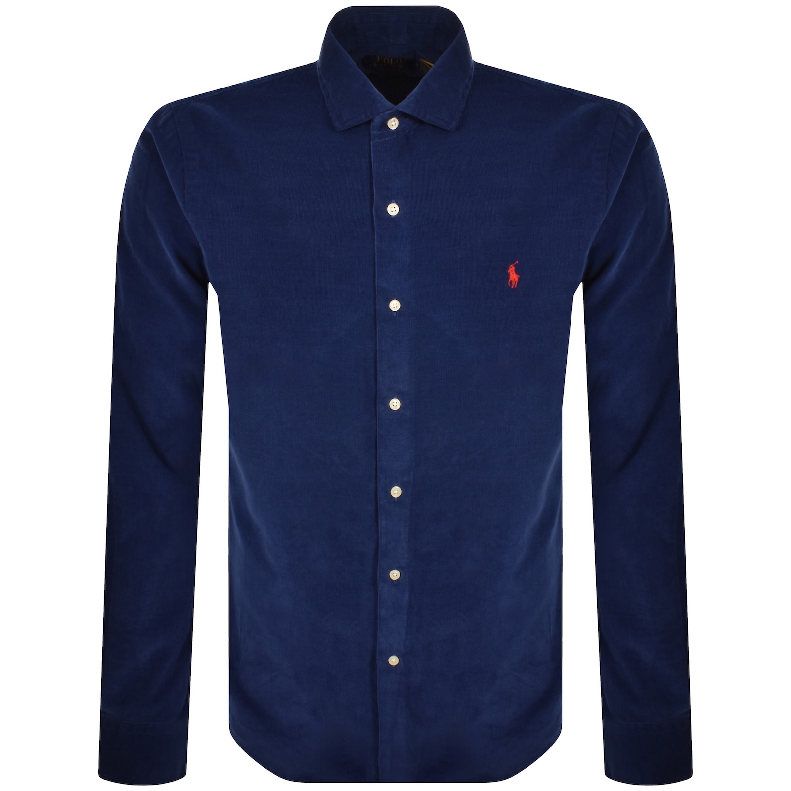Ralph Lauren Corduroy Shirt Blue In Blue