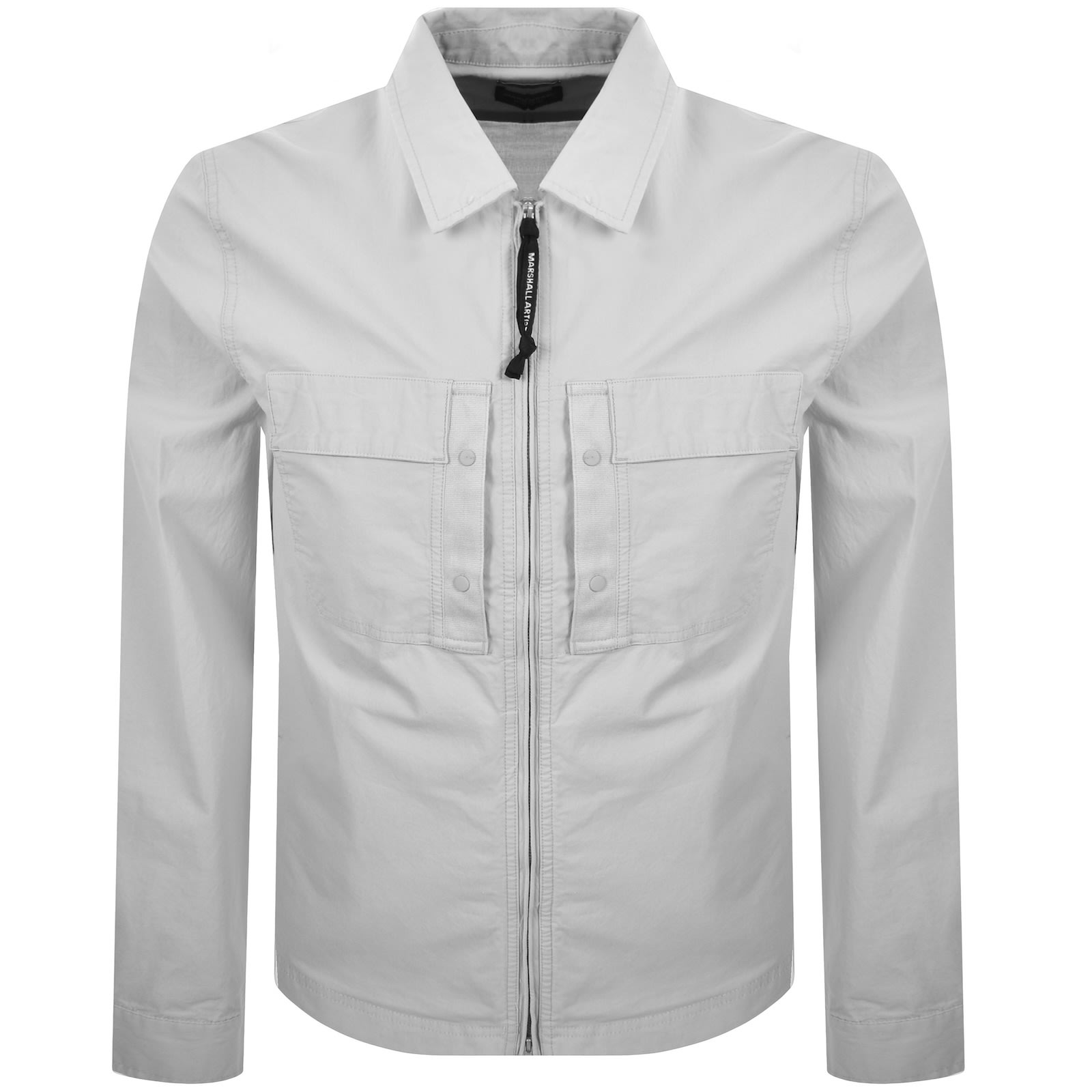 Marshall Artist Stratton Overshirt Grey In Gray