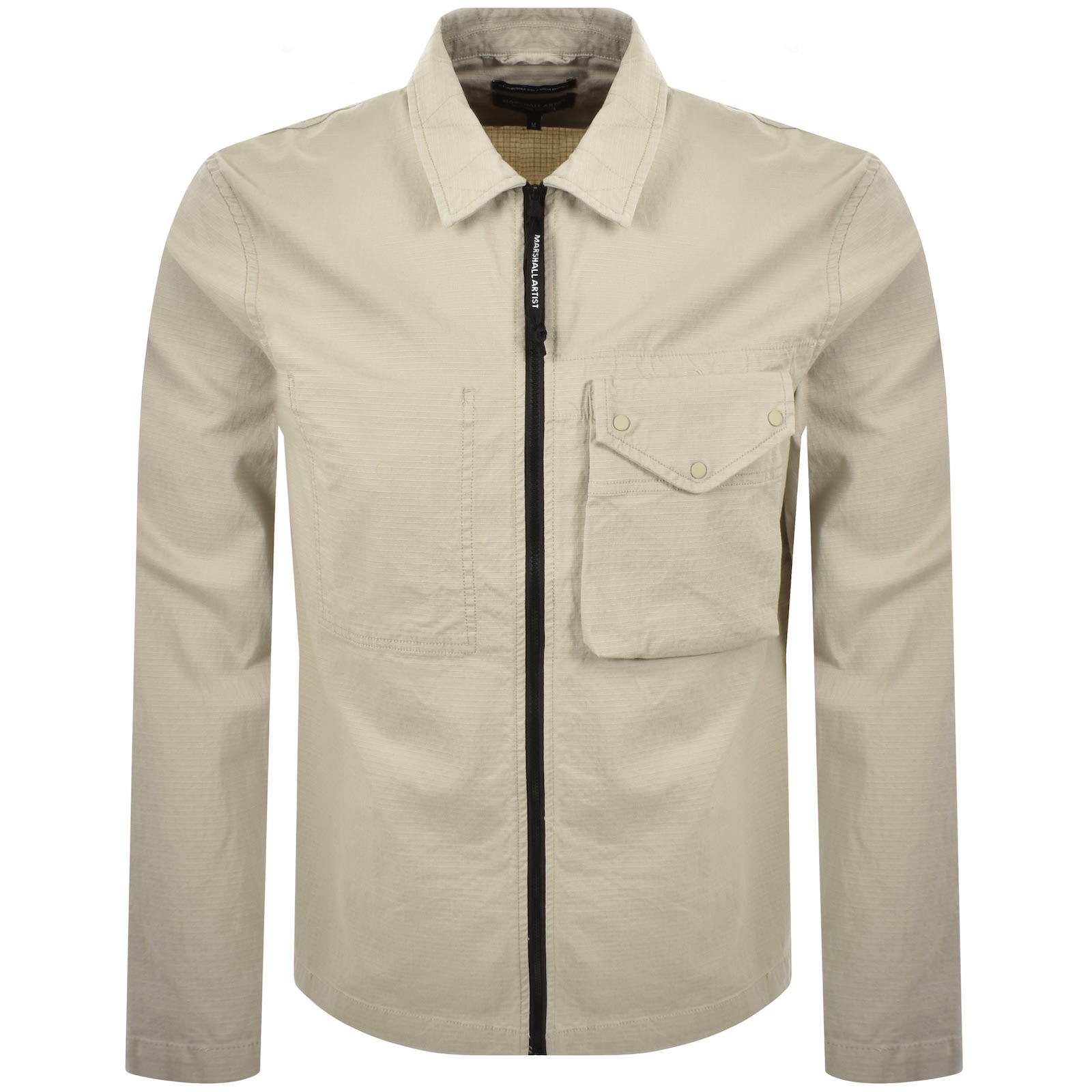 Marshall Artist Vena Overshirt Beige In Neutral