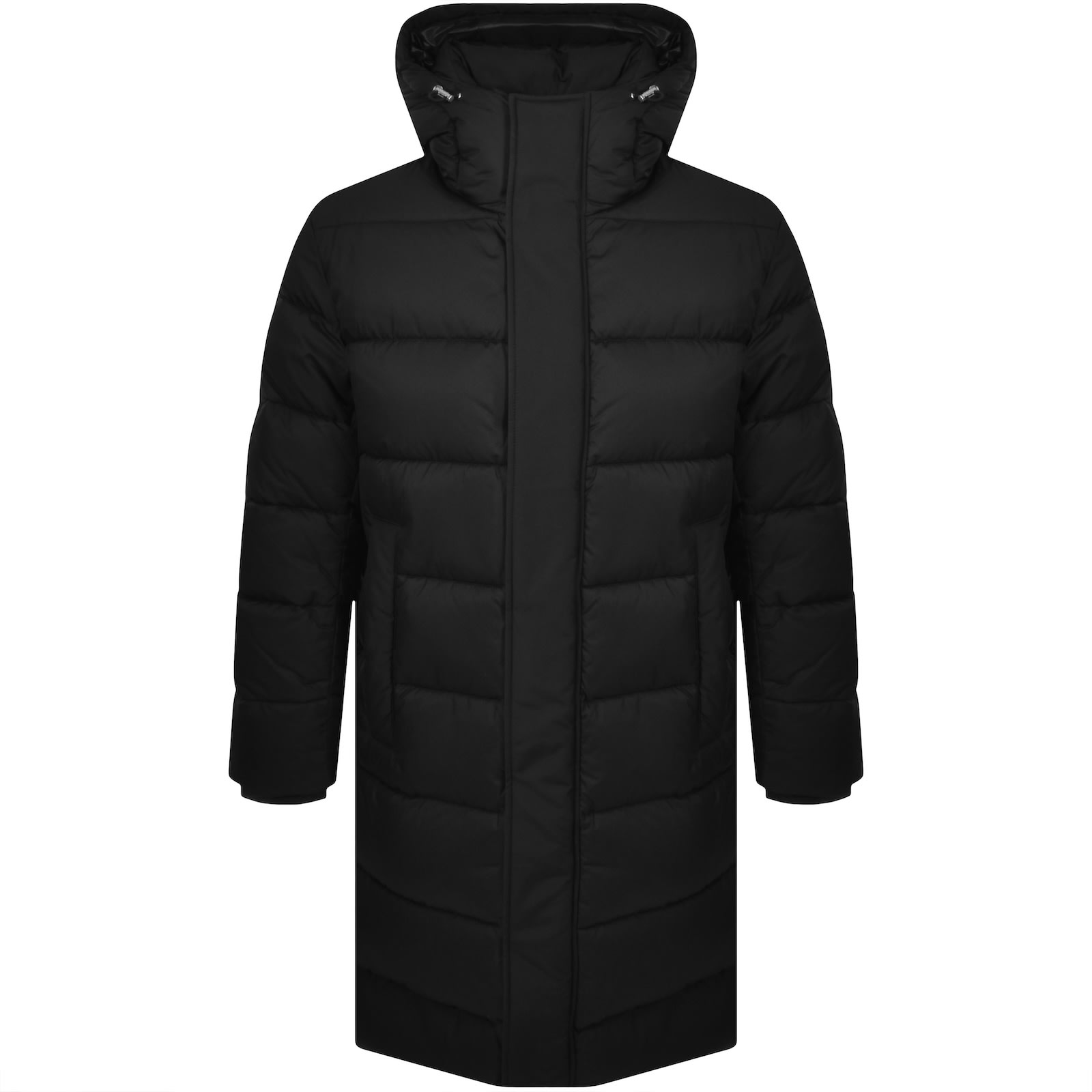Hugo Boss Boss Cenuto Longline Jacket Black In Black