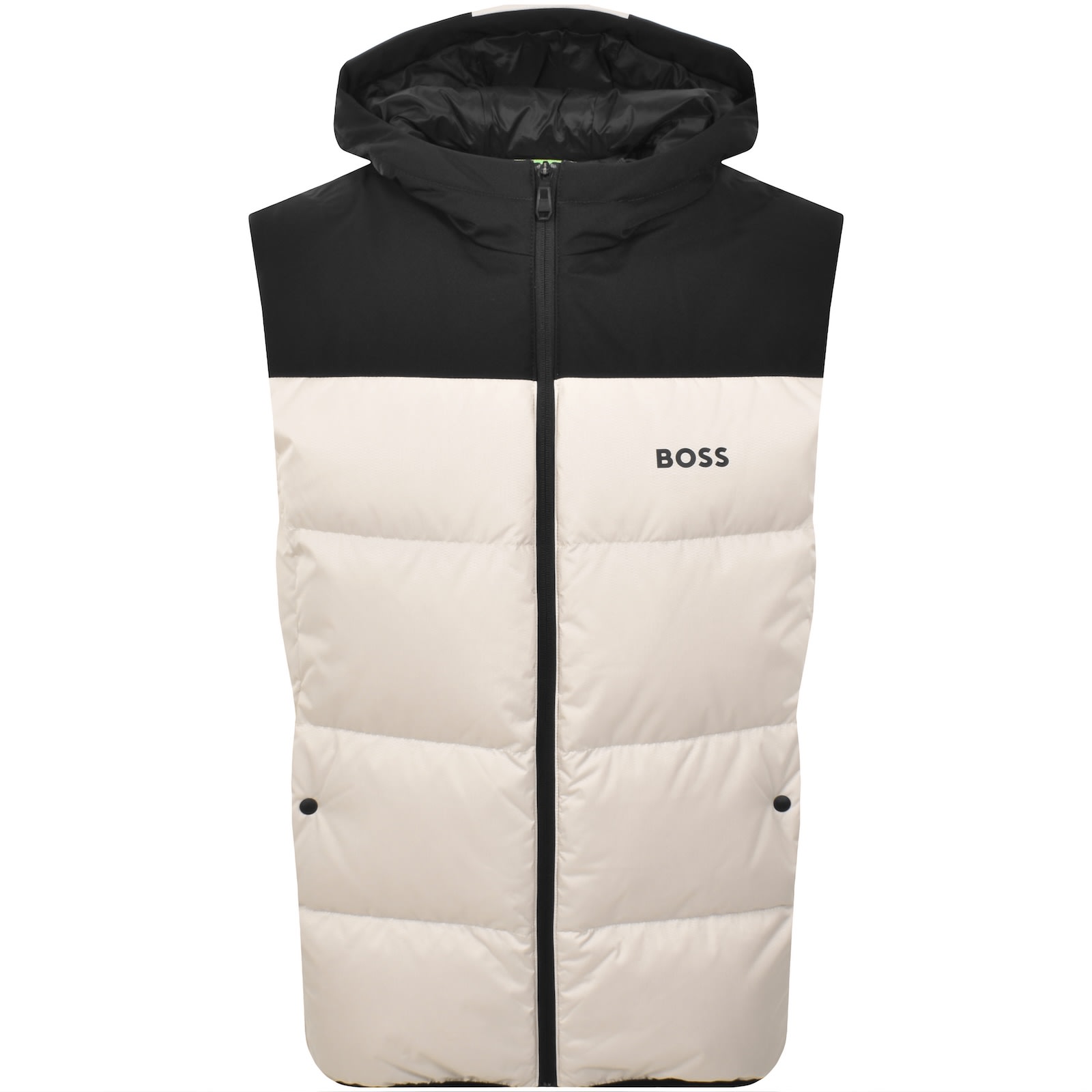 Boss Athleisure Boss Block X Gilet Cream In Neutral